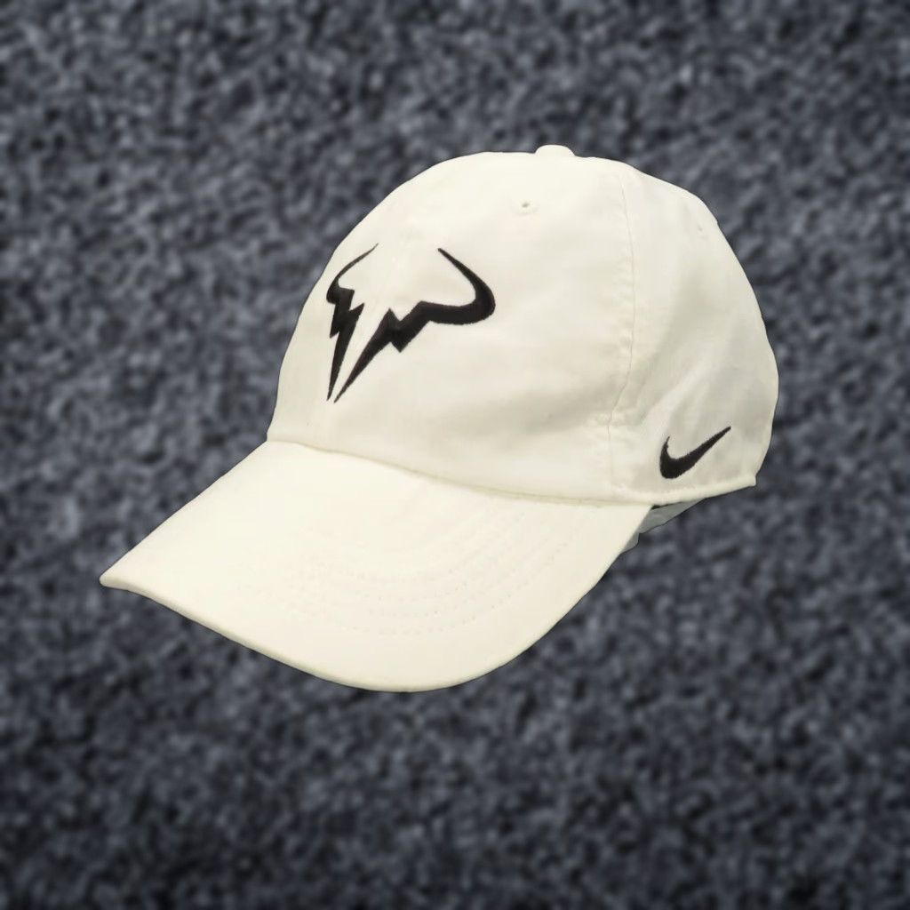 Nike Nike Hat Rafael Nadal 2017 Aerobill Dri-Fit Tennis Mens One Size White Strap Back Adjustable Cap Size ONE SIZE - 1 Thumbnail
