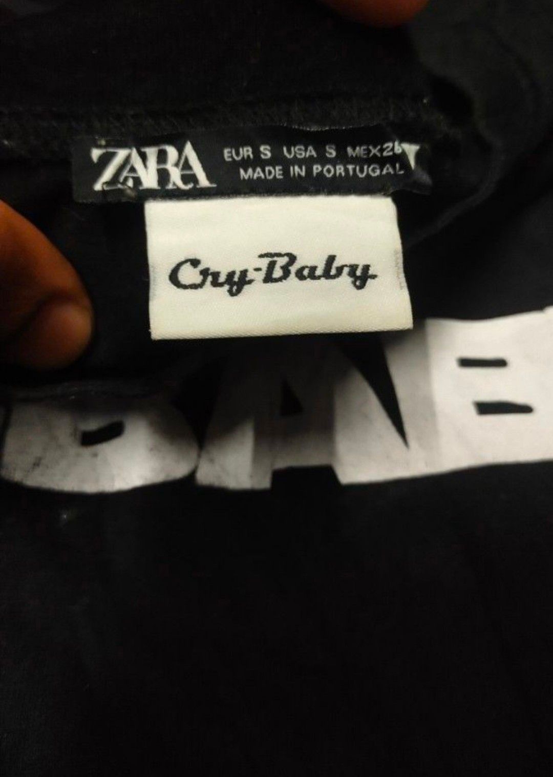 Zara ZARA X JOHNNY DEPP CRY BABY TEE Size US M / EU 48-50 / 2 - 4 Thumbnail