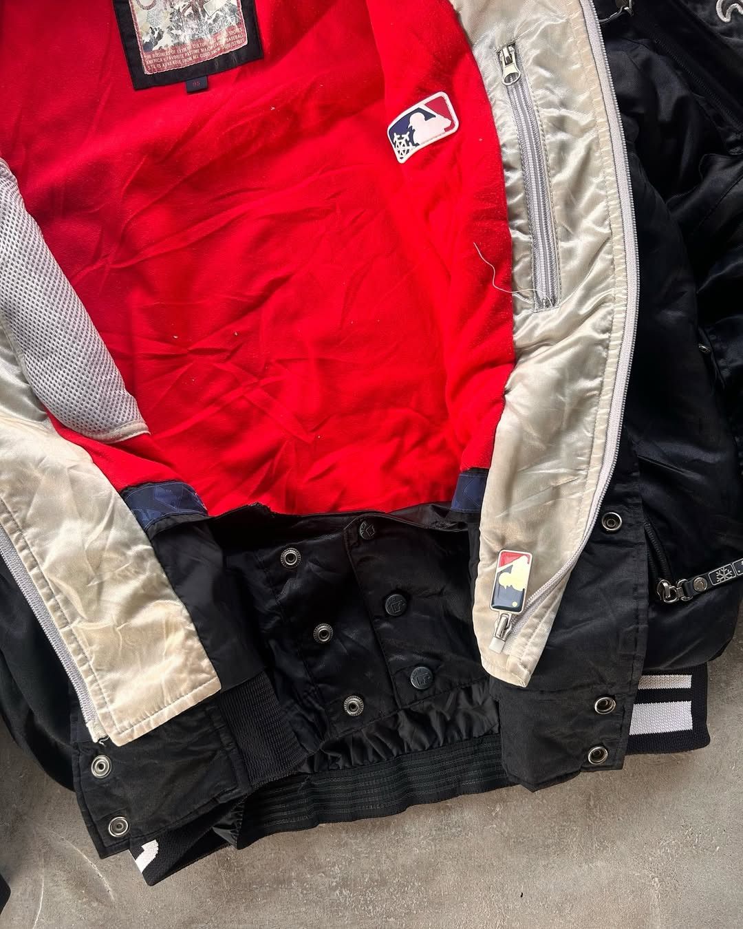 MLB Y2k MLB White Sox Chicago Double Layer Jacket Size US M / EU 48-50 / 2 - 10 Thumbnail