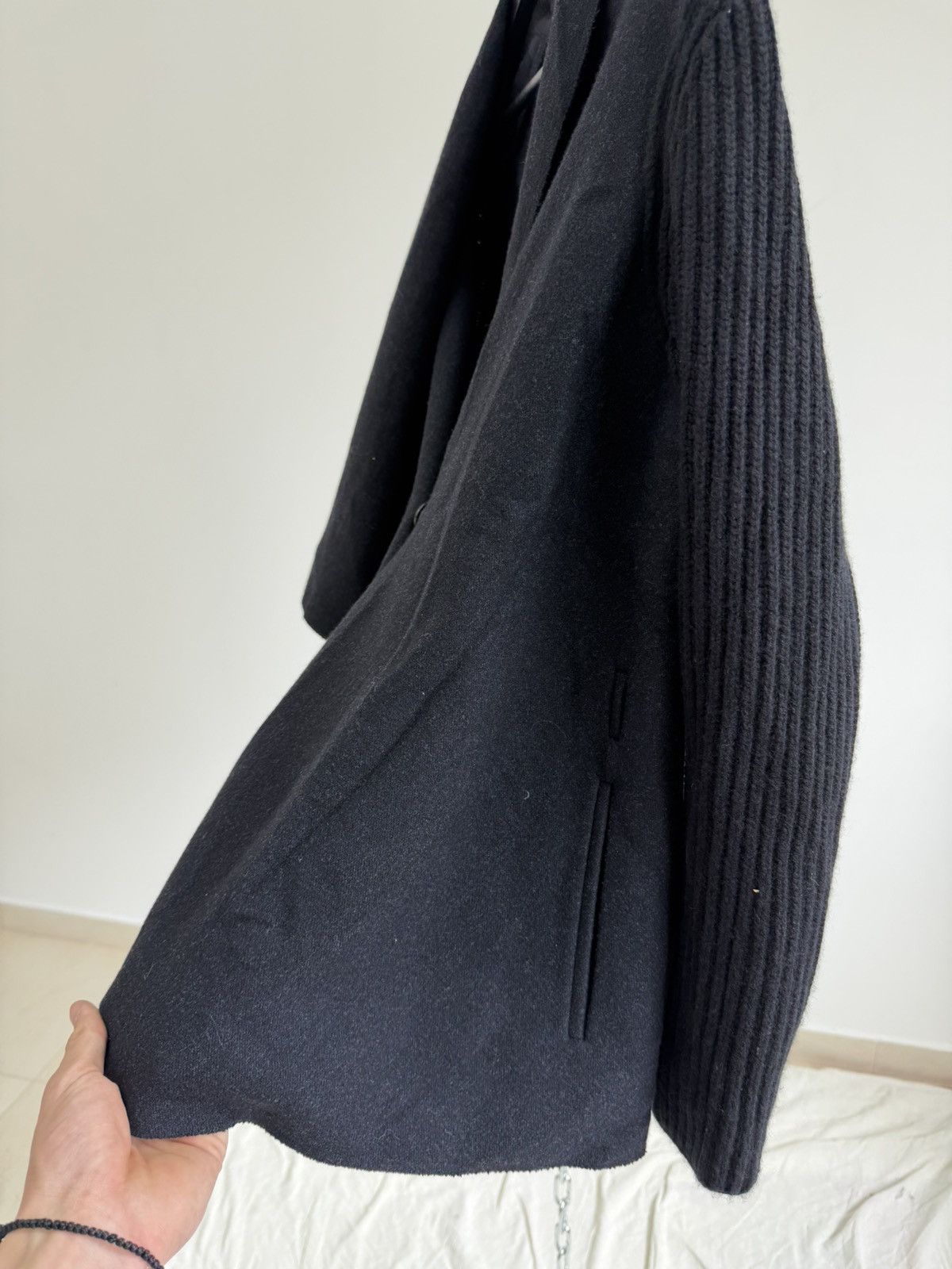Lanvin Lanvin Hiver 2011 Wool Asymmetric Jacket Made in France Size M / US 6-8 / IT 42-44 - 4 Thumbnail