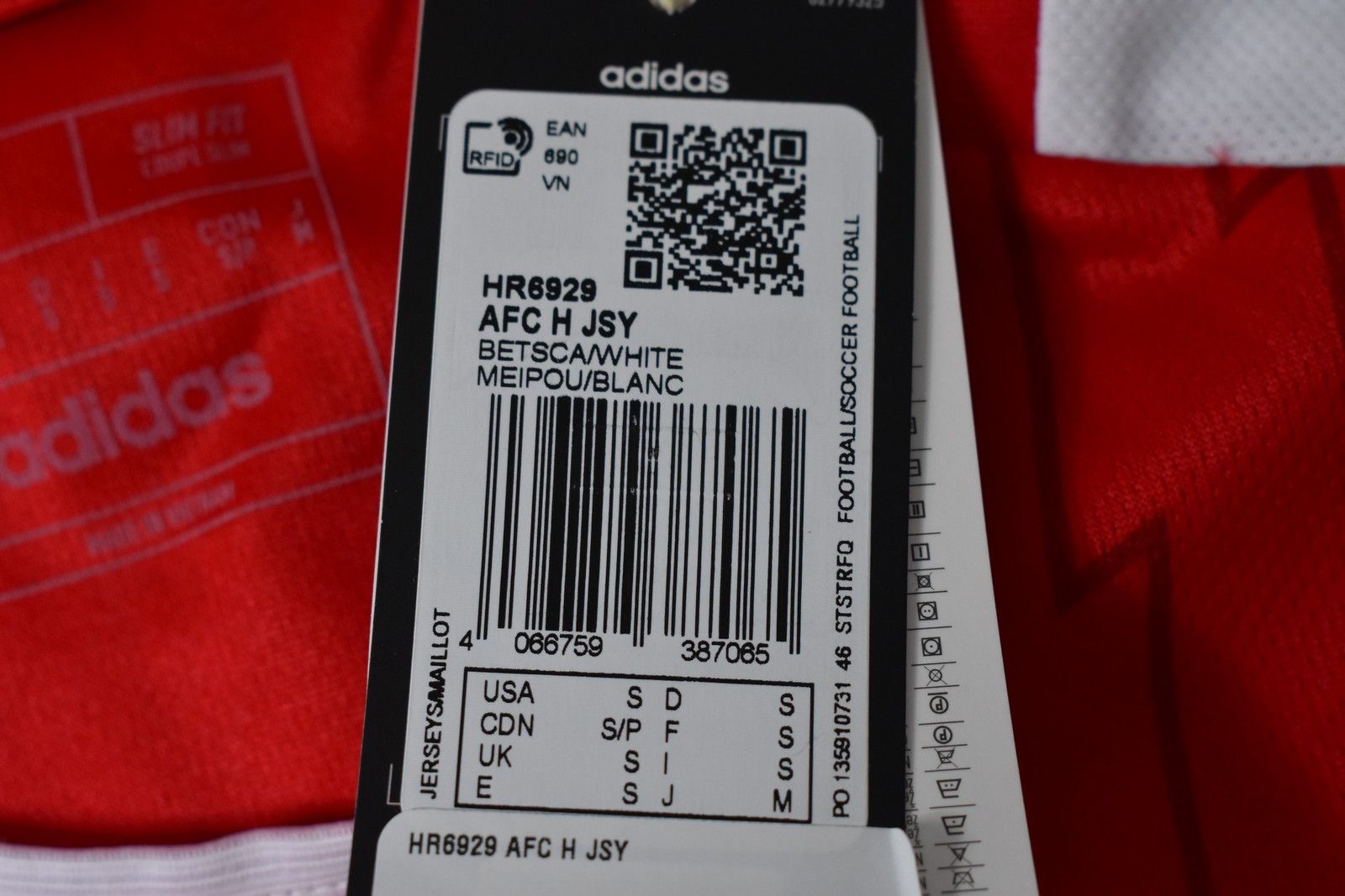 Adidas 2023-24 adidas ARSENAL FC Home Shirt Official SIZE S Size US S / EU 44-46 / 1 - 9 Thumbnail