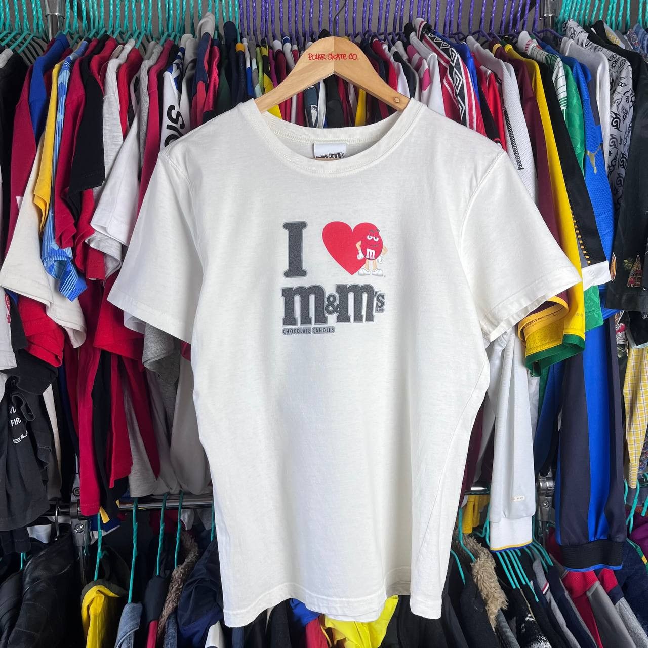 Vintage Vintage M&M`s Chocolate Big Logo Tshirt Size US S / EU 44-46 / 1 - 3 Thumbnail