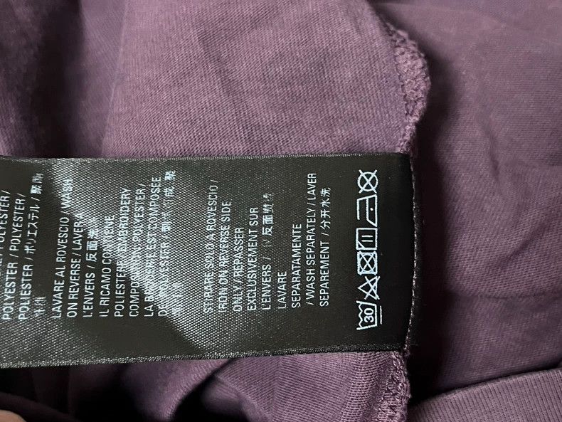 Balenciaga Balenciaga Washed grape purple double B small slogan logo Size US S / EU 44-46 / 1 - 8 Thumbnail