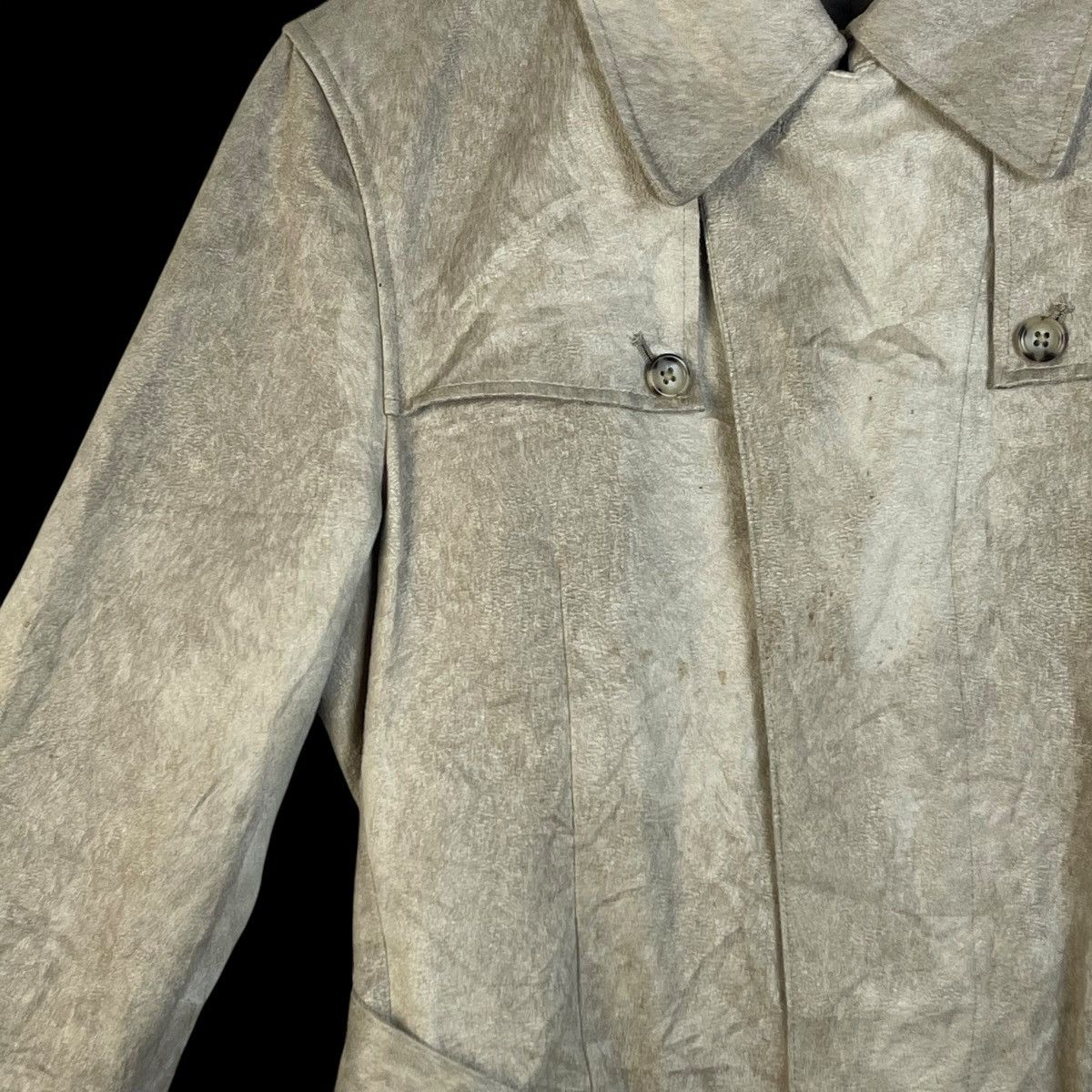 Tornado Mart 🇯🇵 TORNADO MART MOLESKIN BELTED TRENCH COAT Size US M / EU 48-50 / 2 - 4 Thumbnail