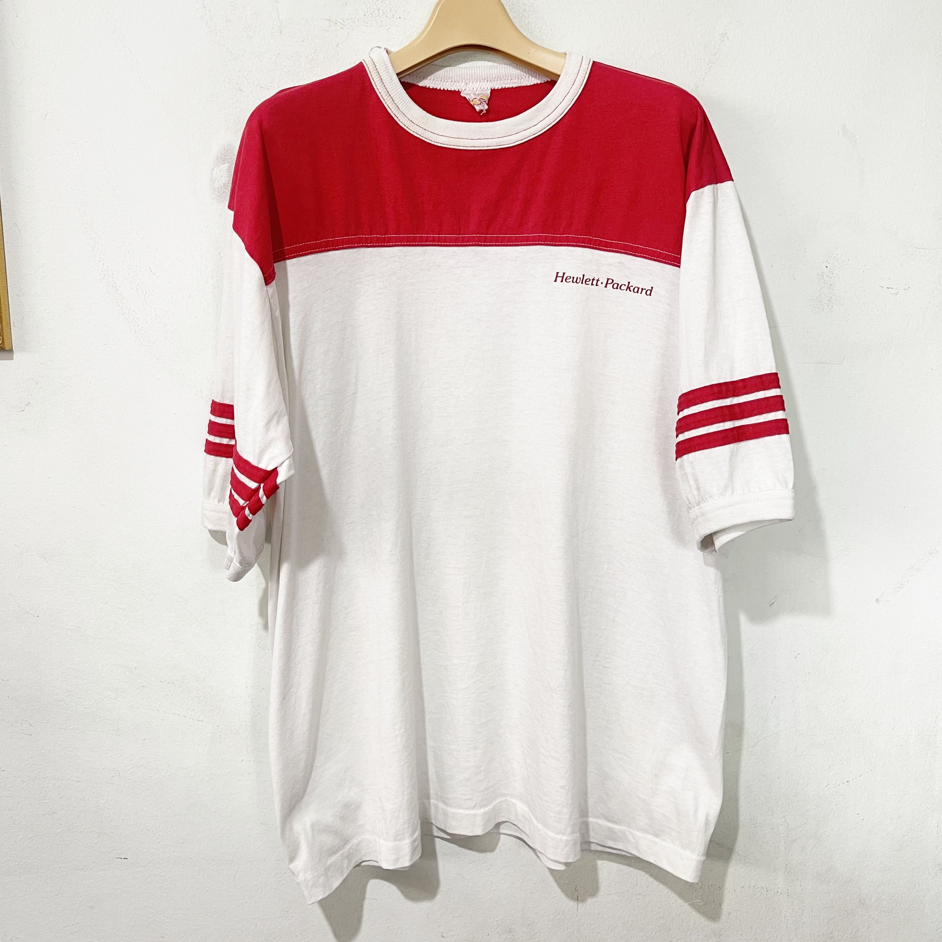 Vintage Vintage 80s Hewlett-Packard T-Shirt Size US XL / EU 56 / 4 - 1 Thumbnail