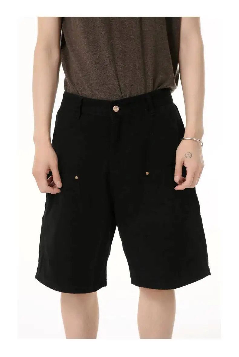 Japanese Brand Denim Shorts Multi Pocket Jeans Black Size US 30 / EU 46 - 5 Thumbnail
