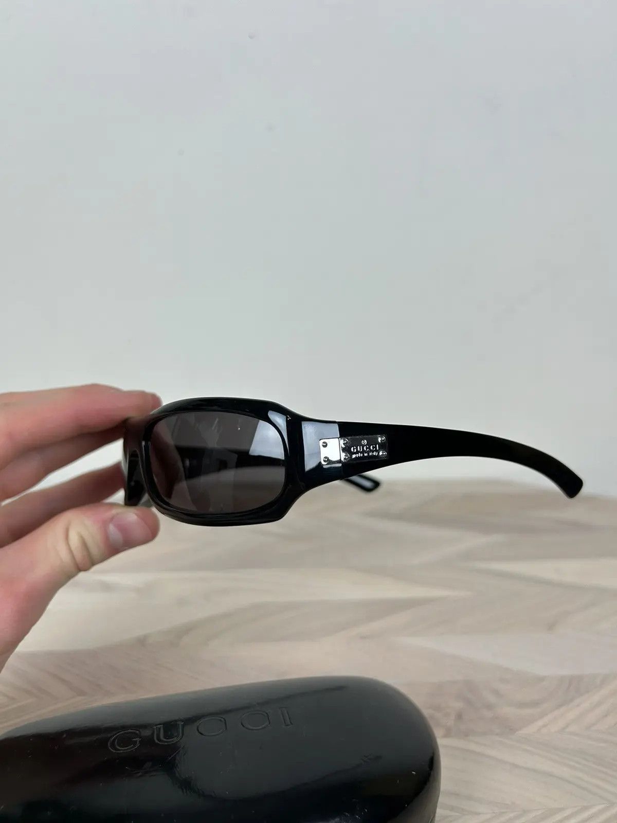 Gucci Gucci Sunglasses Mask Shield Sport Bike Pop Vintage Size ONE SIZE - 1 Thumbnail