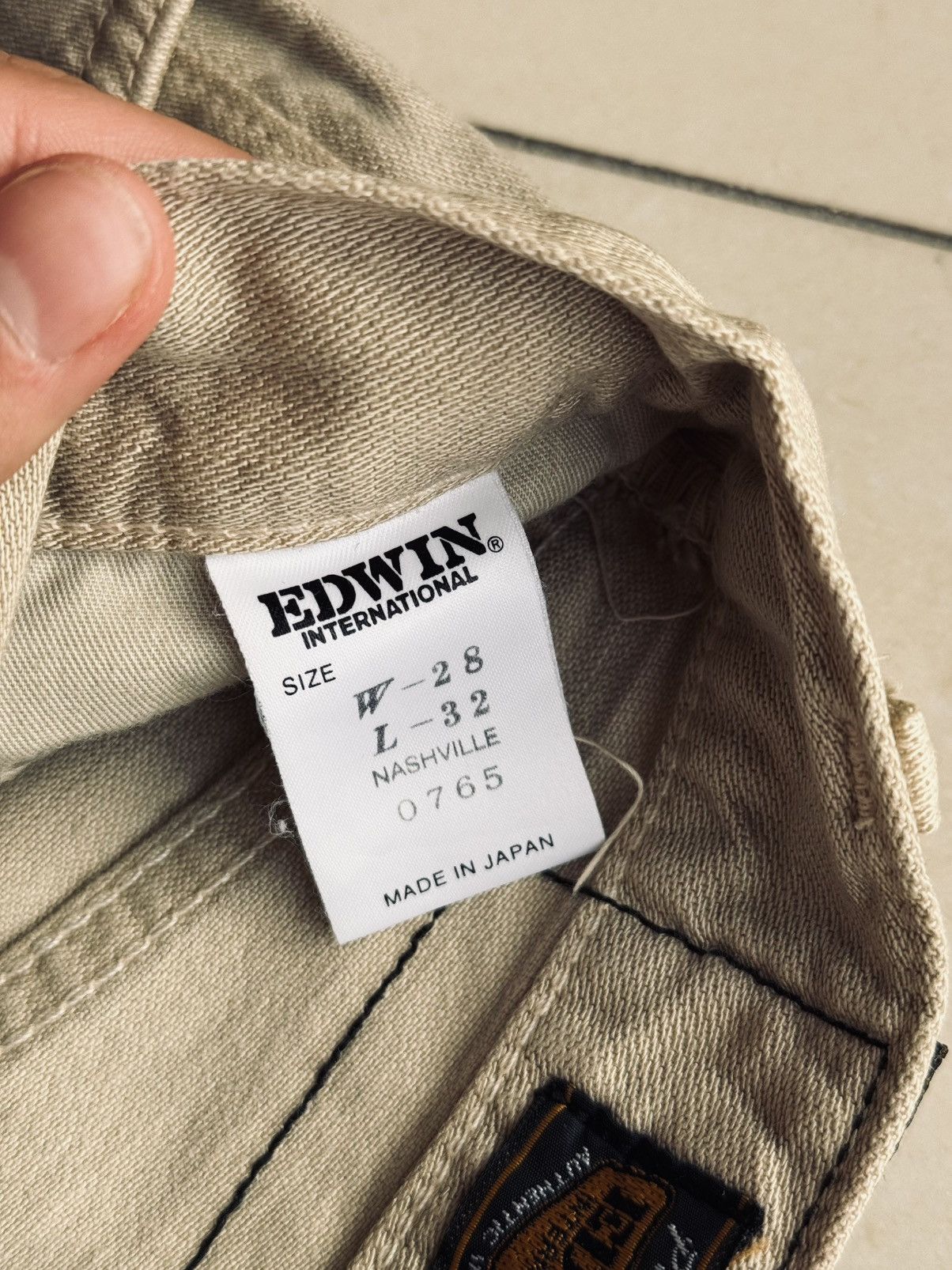 Edwin Vintage Beige Edwin Japanese Denim Pants Size US 30 / EU 46 - 11 Thumbnail