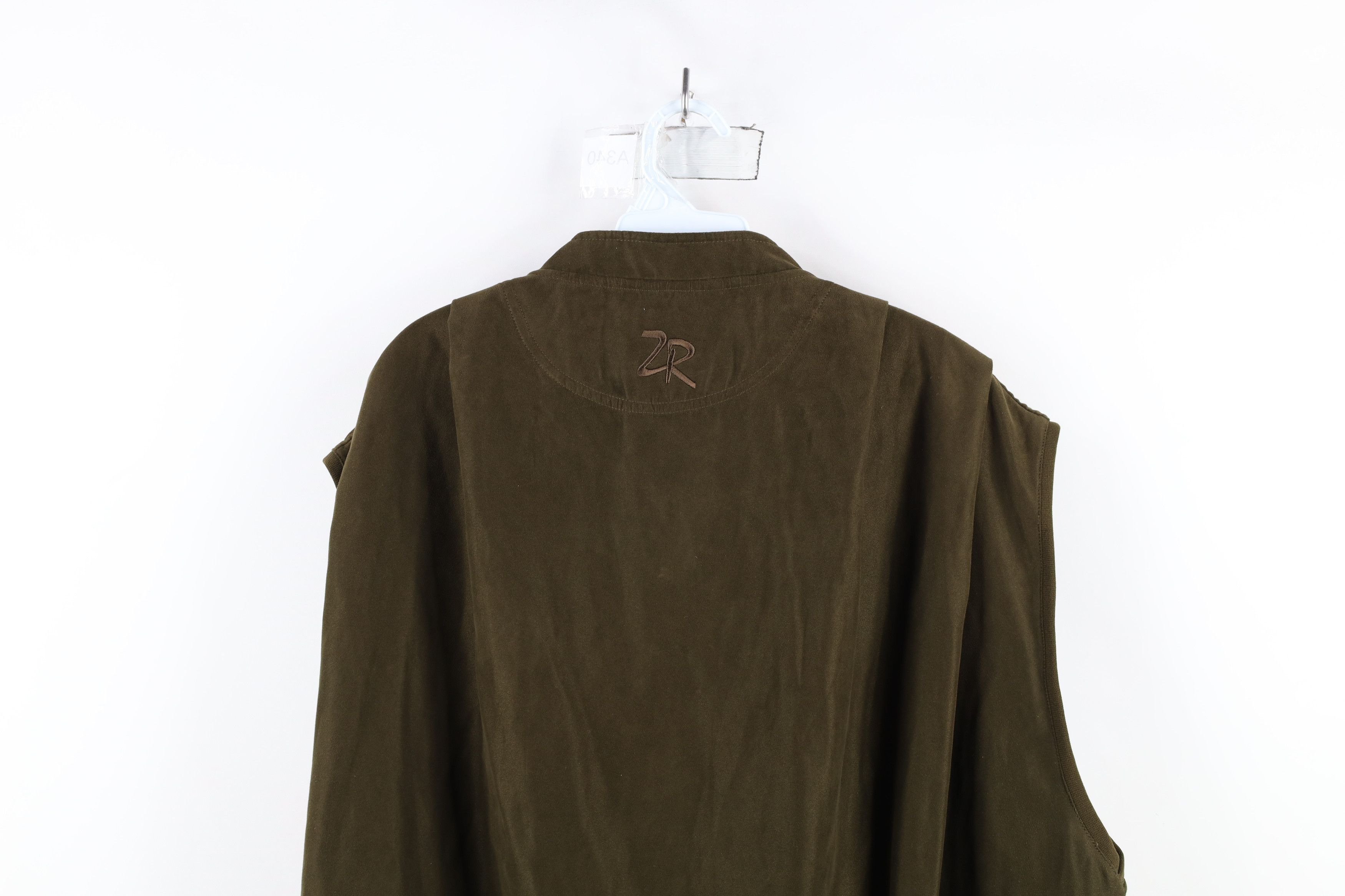 Vintage Zero Restriction Microsuede Golfing Pullover Vest Jacket Size US XL / EU 56 / 4 - 14 Thumbnail
