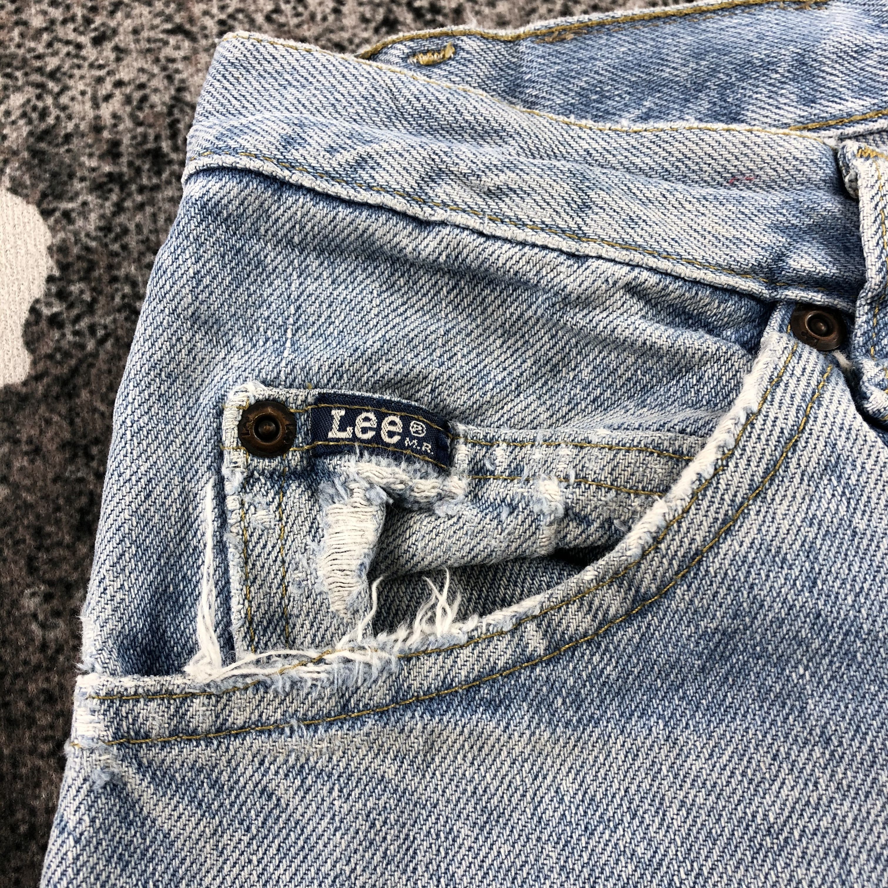 Lee Vintage Lee Jeans Medium Wash Denim KJ1119 Size US 31 - 8 Thumbnail