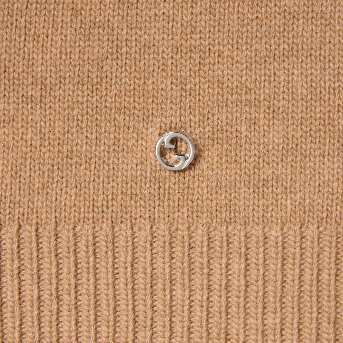 Gucci o1la5ras0526 Wool And Cashmere Tank Top in Brown Size L / US 10 / IT 46 - 3 Thumbnail