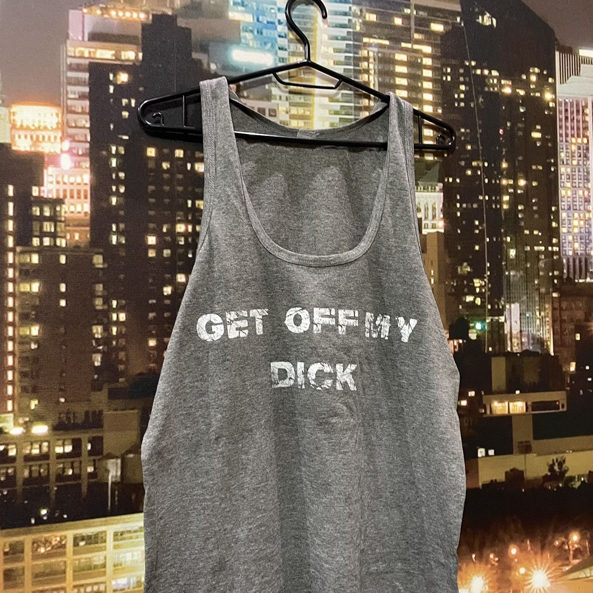 Vintage Vintage 90s Graphic Tank Top Humor Streetwear Grunge Slim M Size US M / EU 48-50 / 2 - 4 Thumbnail