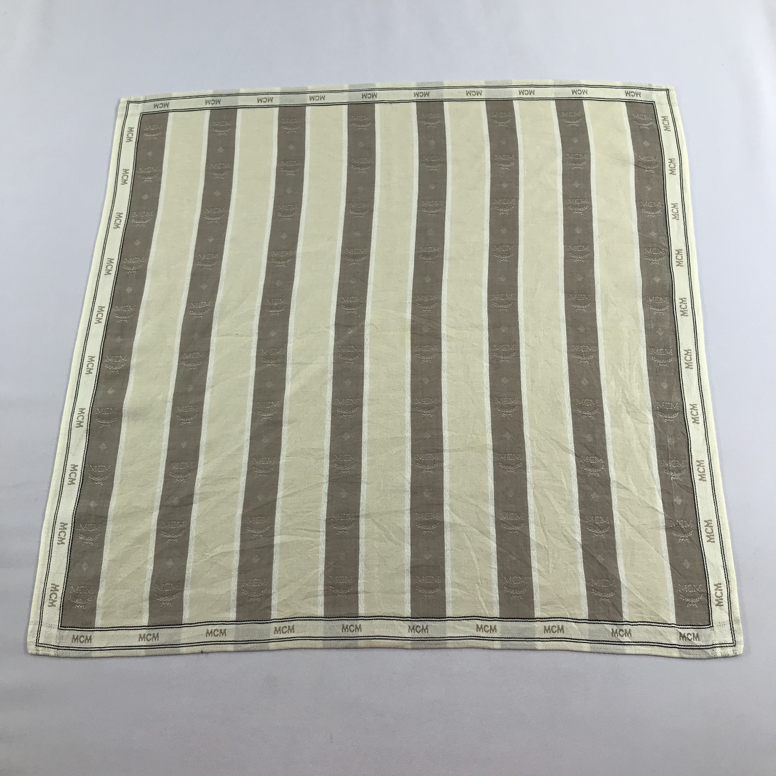 MCM MCM Monogram Handkerchief Neckerchief Bandana H893 Size ONE SIZE - 2 Thumbnail