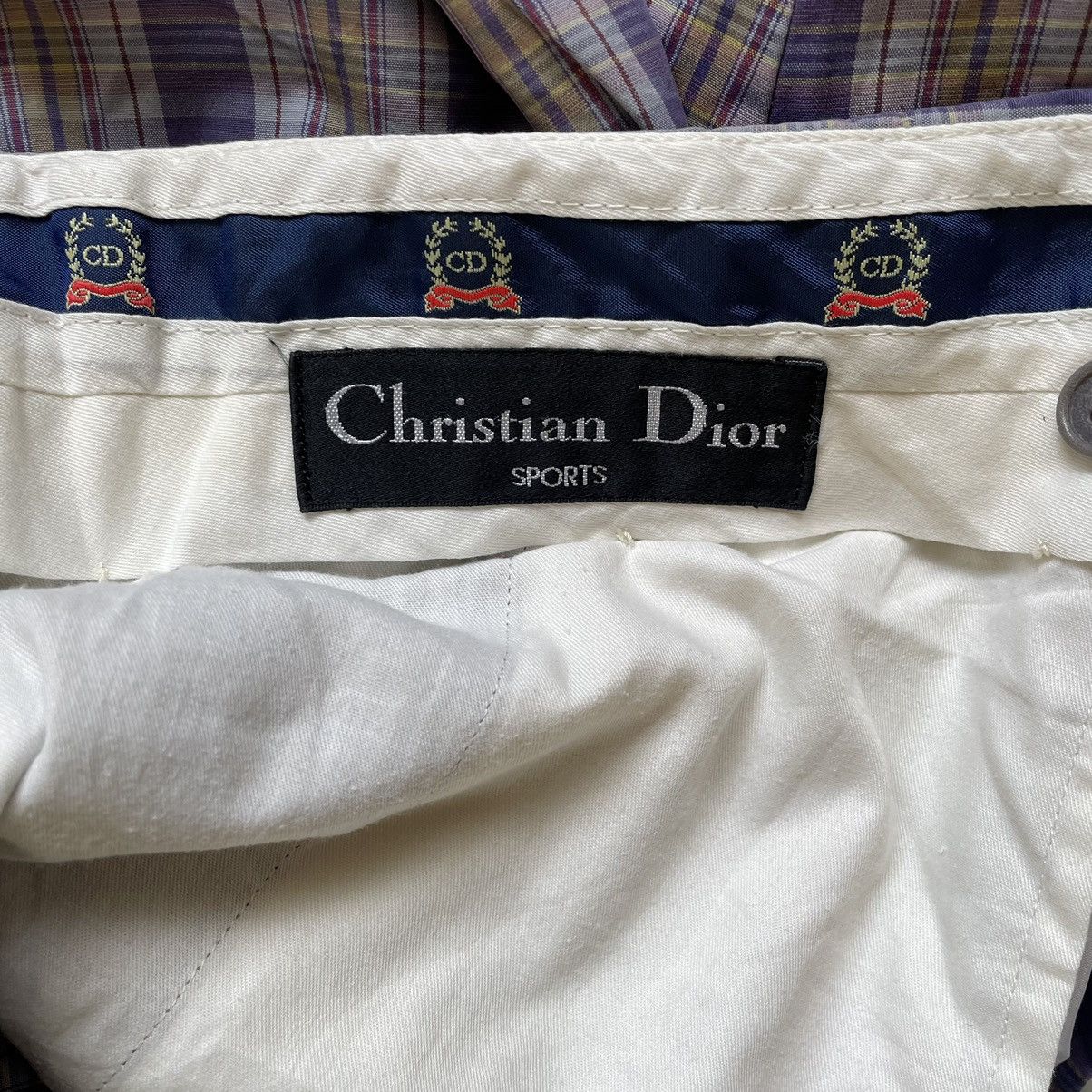 Christian Dior Monsieur × Designer × Vintage VINTAGE CHRISTIAN DIOR SPORTS CHECKERED PANT Size US 33 - 5 Thumbnail