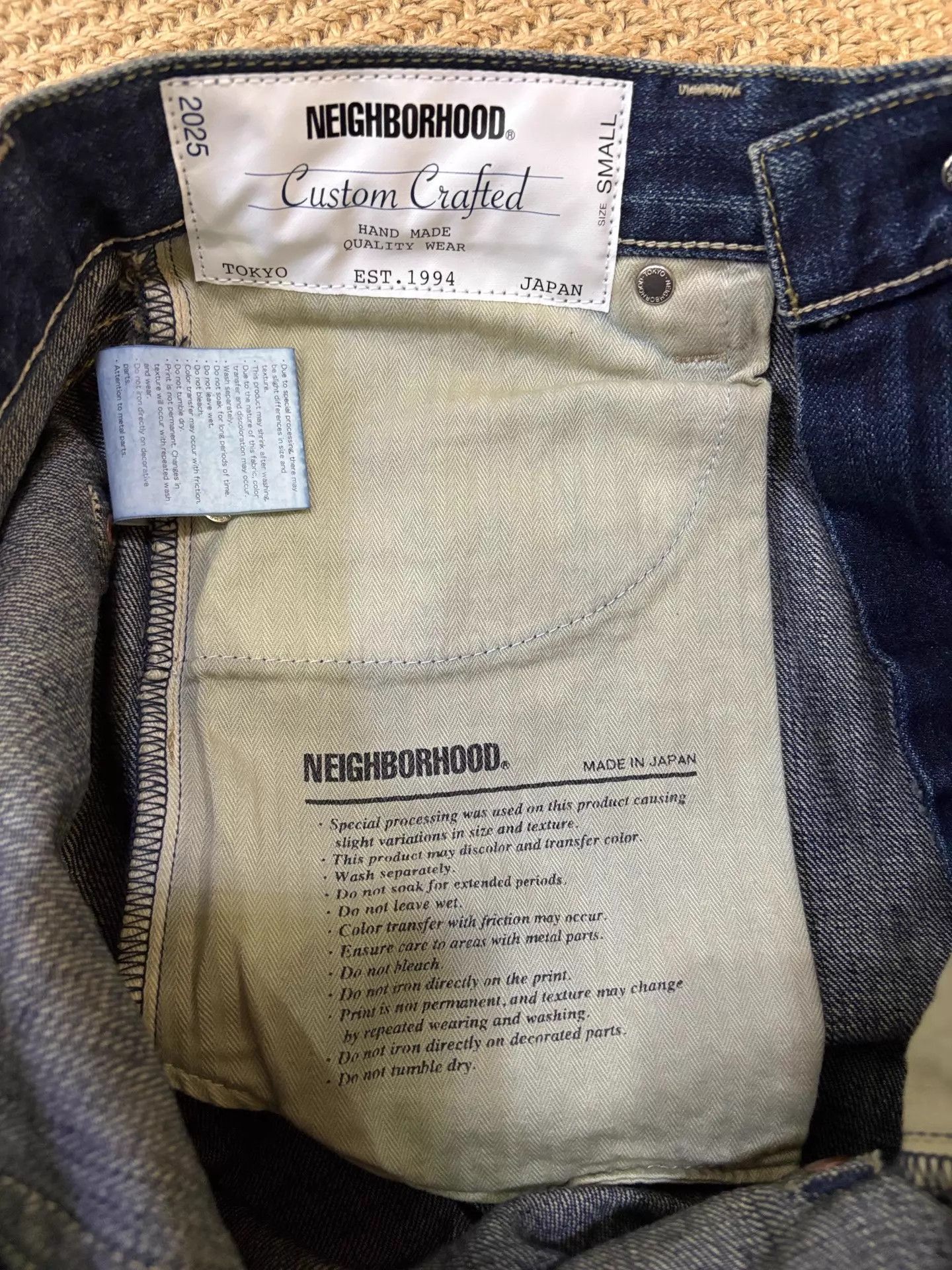 Neighborhood NEIGHBORHOOD DP-BASIC WASHED DENIM JEANS S Worn Once Size US 29 - 8 Thumbnail