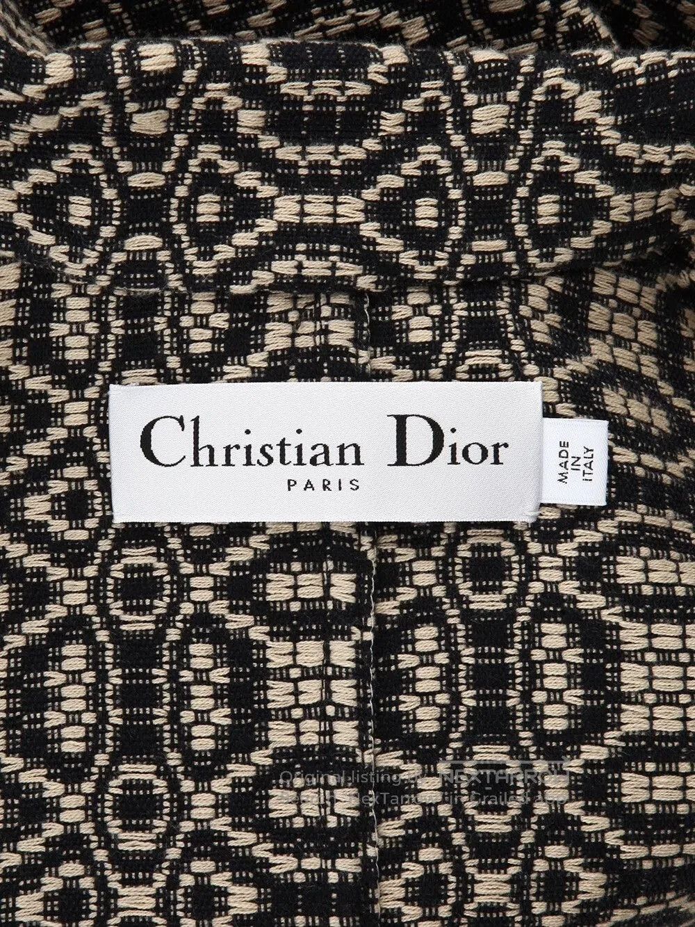 Dior Vintage Dior Jacquard Jacket. Size XS / US 0-2 / IT 36-38 - 3 Thumbnail