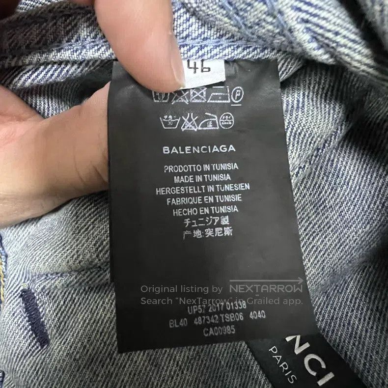 Balenciaga Balenciaga Washed destroyed denim Size US S / EU 44-46 / 1 - 4 Thumbnail