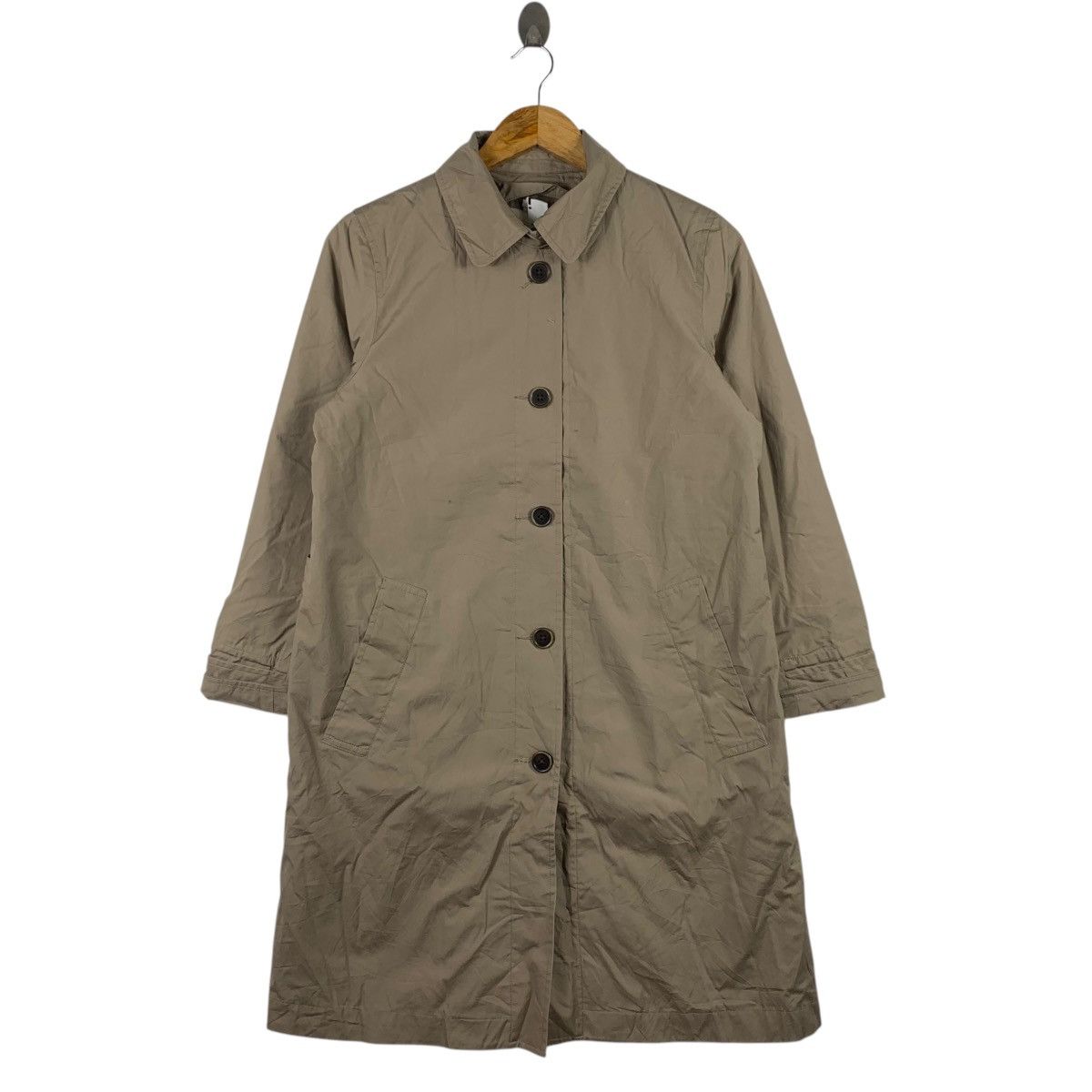 Margaret Howell MHL MARGARET HOWELL Beige Long Overcoat Jacket Parka Size US M / EU 48-50 / 2 - 1 Thumbnail
