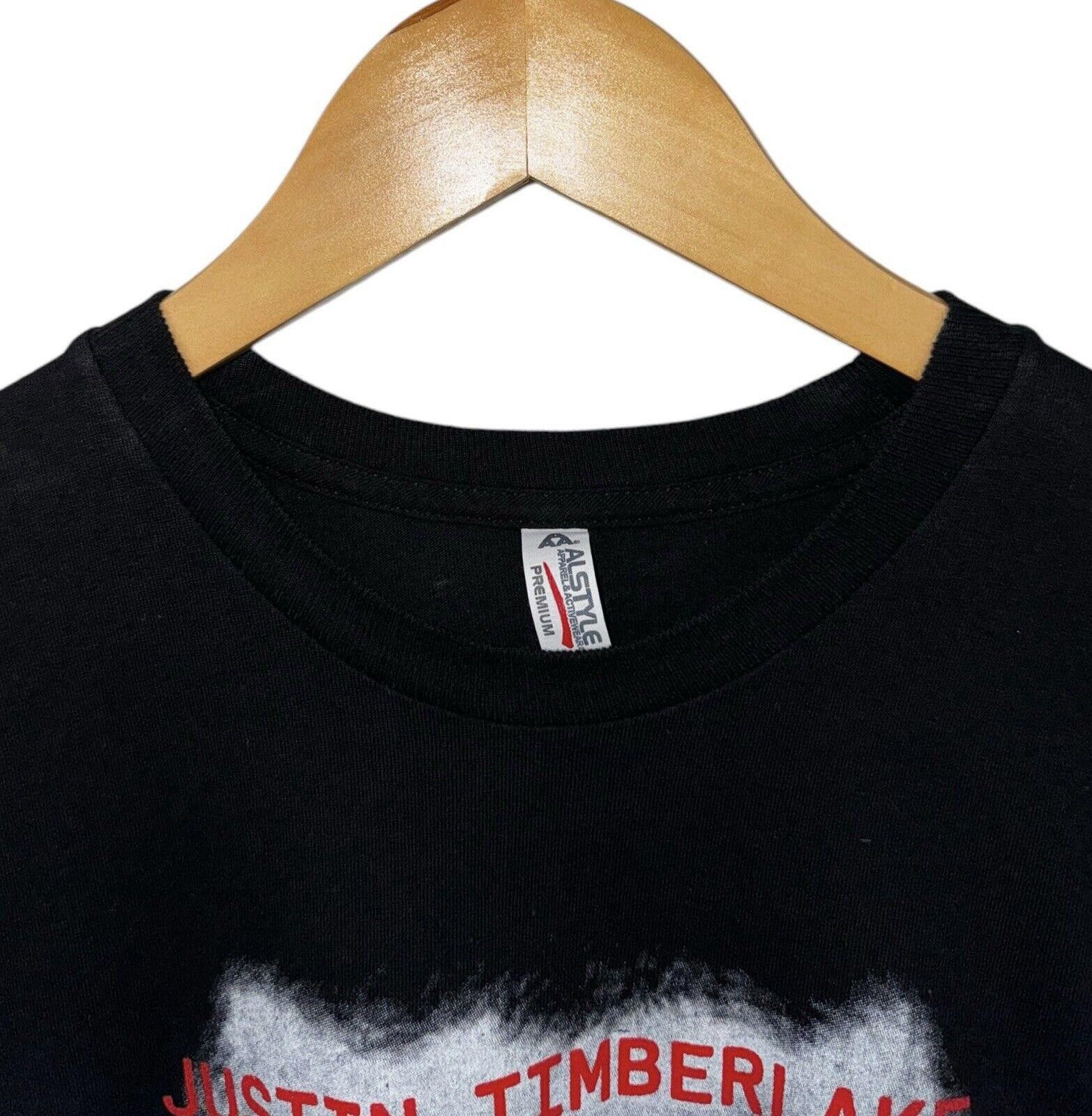 Designer Justin Timberlake Tour Merch Concert Pop Band Tee Shirt L Size US L / EU 52-54 / 3 - 5 Thumbnail