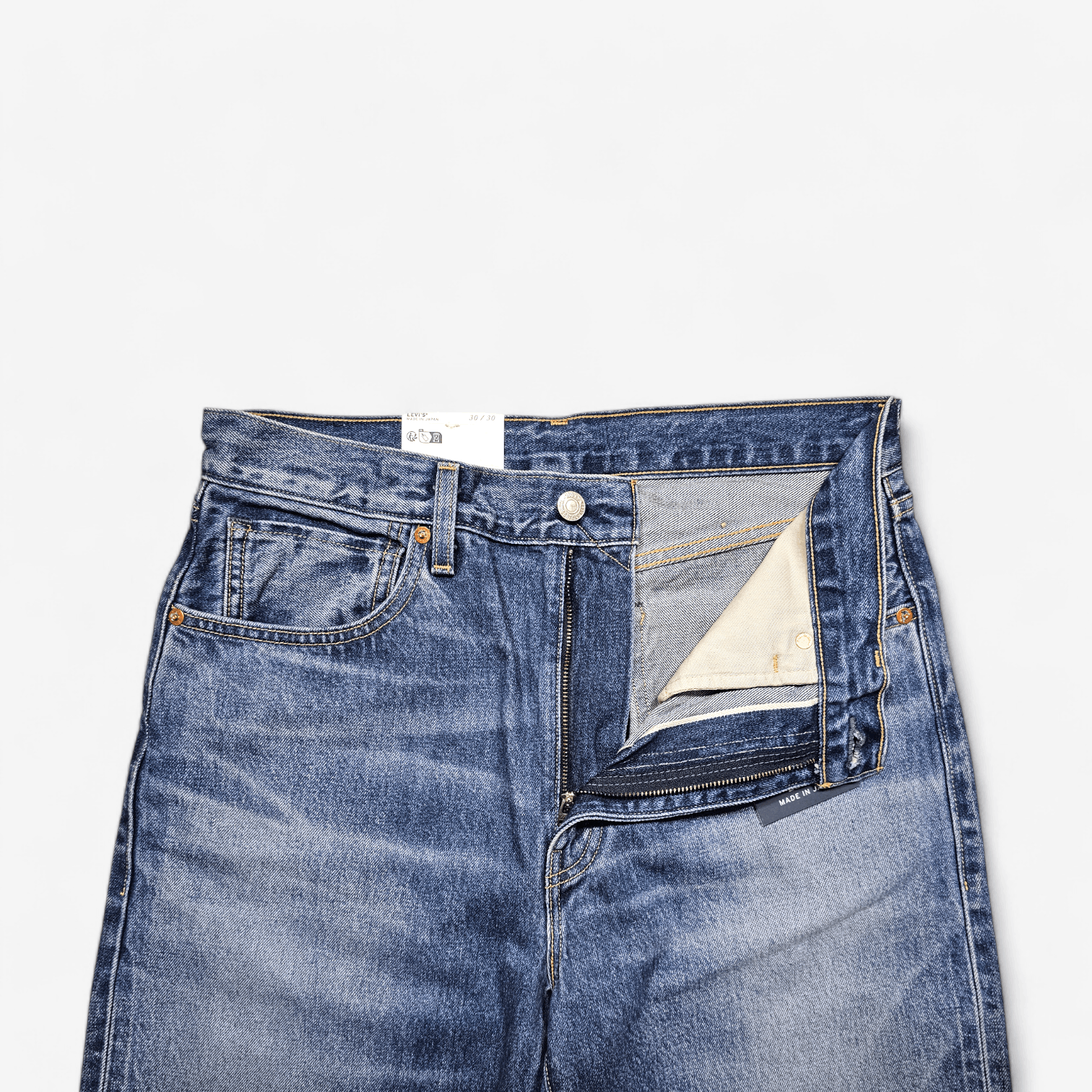 Levi's Made & Crafted NWT Levi's Made in Japan Column Denim Jeans Selvedge W30L30 Size 30" / US 8 / IT 44 - 3 Thumbnail