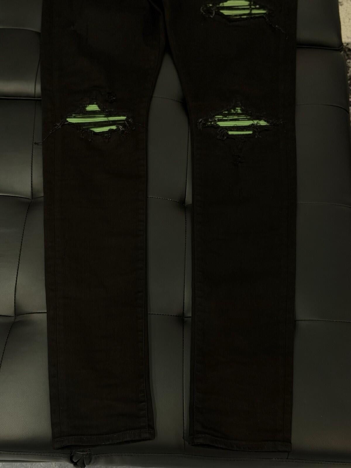 Amiri Size 36 - Amiri Black Green Jeans 100% Authentic Size US 36 / EU 52 - 11 Thumbnail