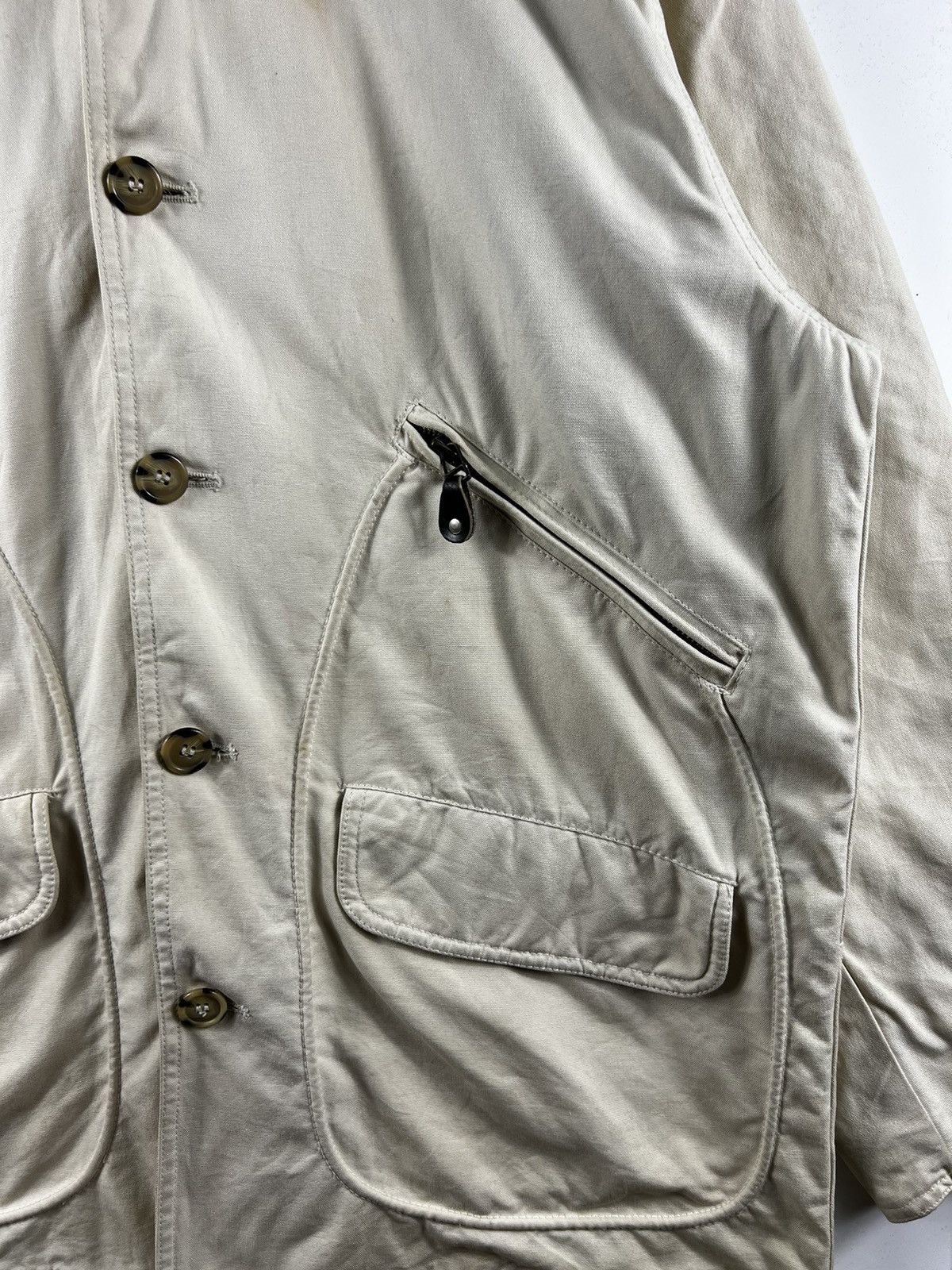 BARNS OUTFITTERS 🔥 BACK FIRE SOUL MADE LEATHER COLLAR BARN JACKET blanket -M Size US M / EU 48-50 / 2 - 4 Thumbnail