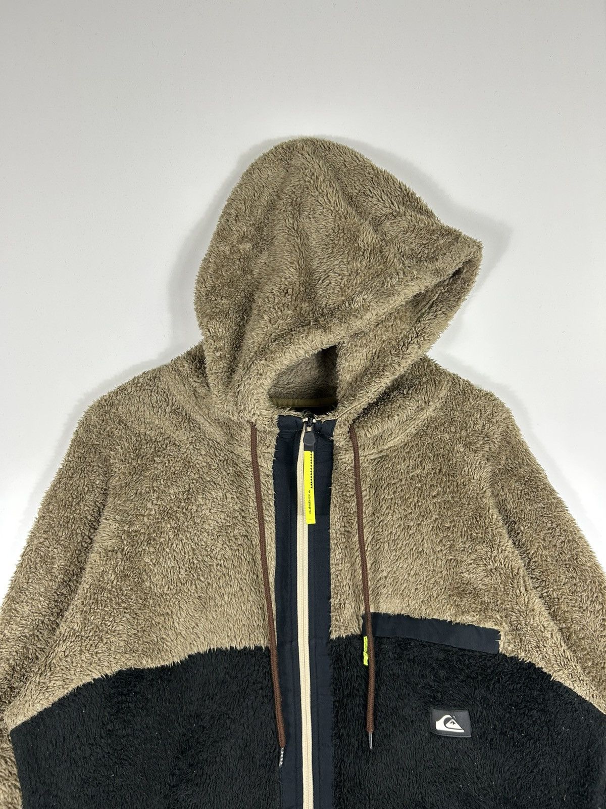 Quiksilver Vintage Quiksilver Colour block Hoodie Tech Fleece Jacket Size US L / EU 52-54 / 3 - 4 Thumbnail