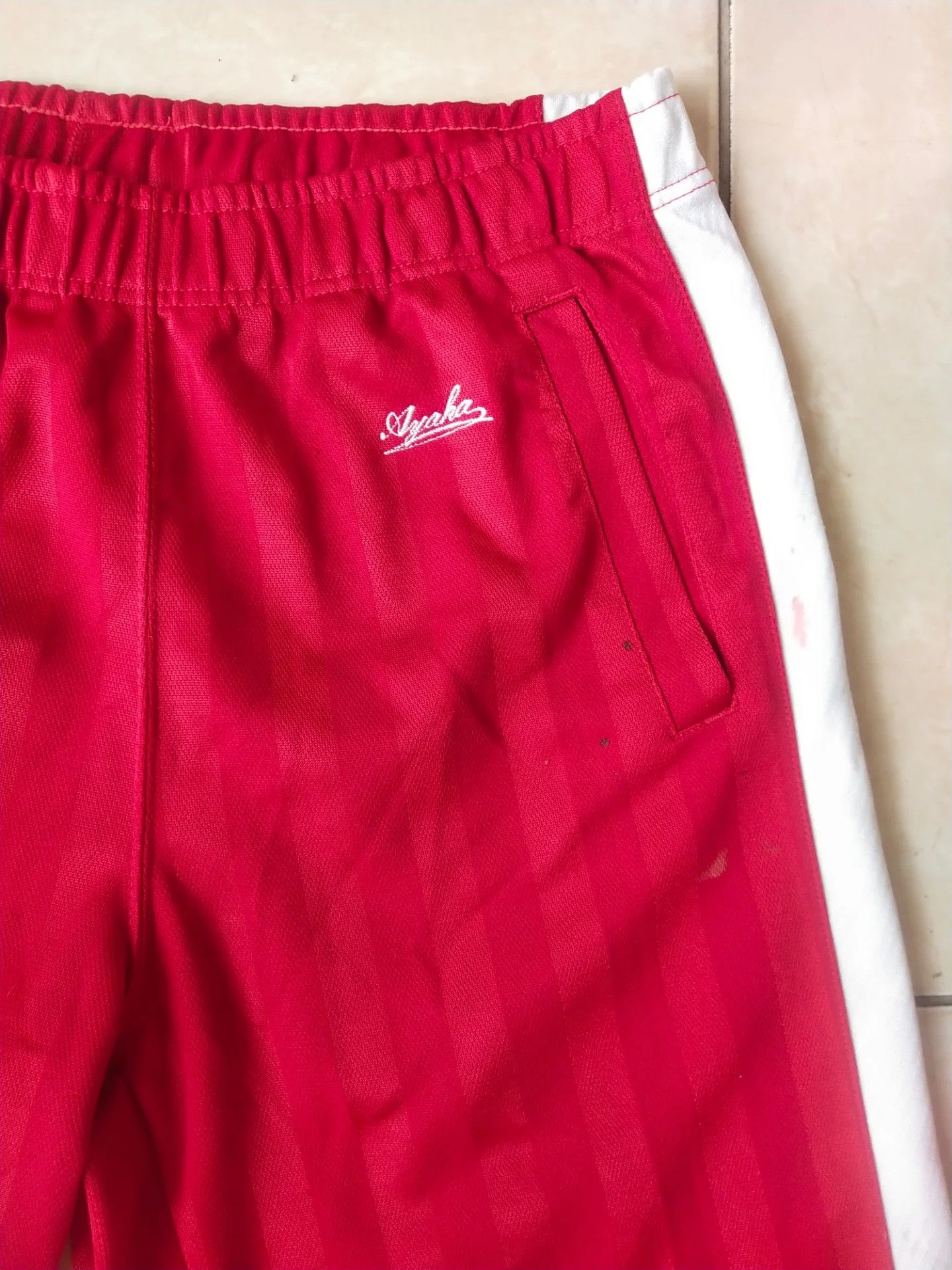 Nike Vintage Nike Japan Exclusive Team Shorts Red and White Size US 30 / EU 46 - 2 Thumbnail