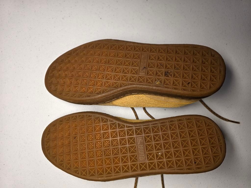Puma Puma Basket Suede Sneakers Tan Gum Sole Women's US 7C Off Du Size US 7 / IT 37 - 10 Thumbnail