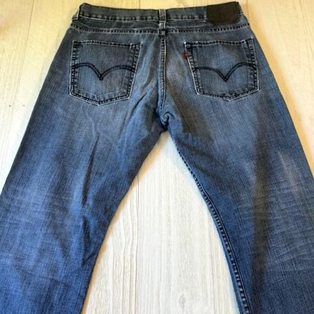 Levi's Levi’s 511 Jeans Slim Straight Denim 36x30 Acid Wash Blue Mens Regular 575 Size US 36 / EU 52 - 4 Thumbnail