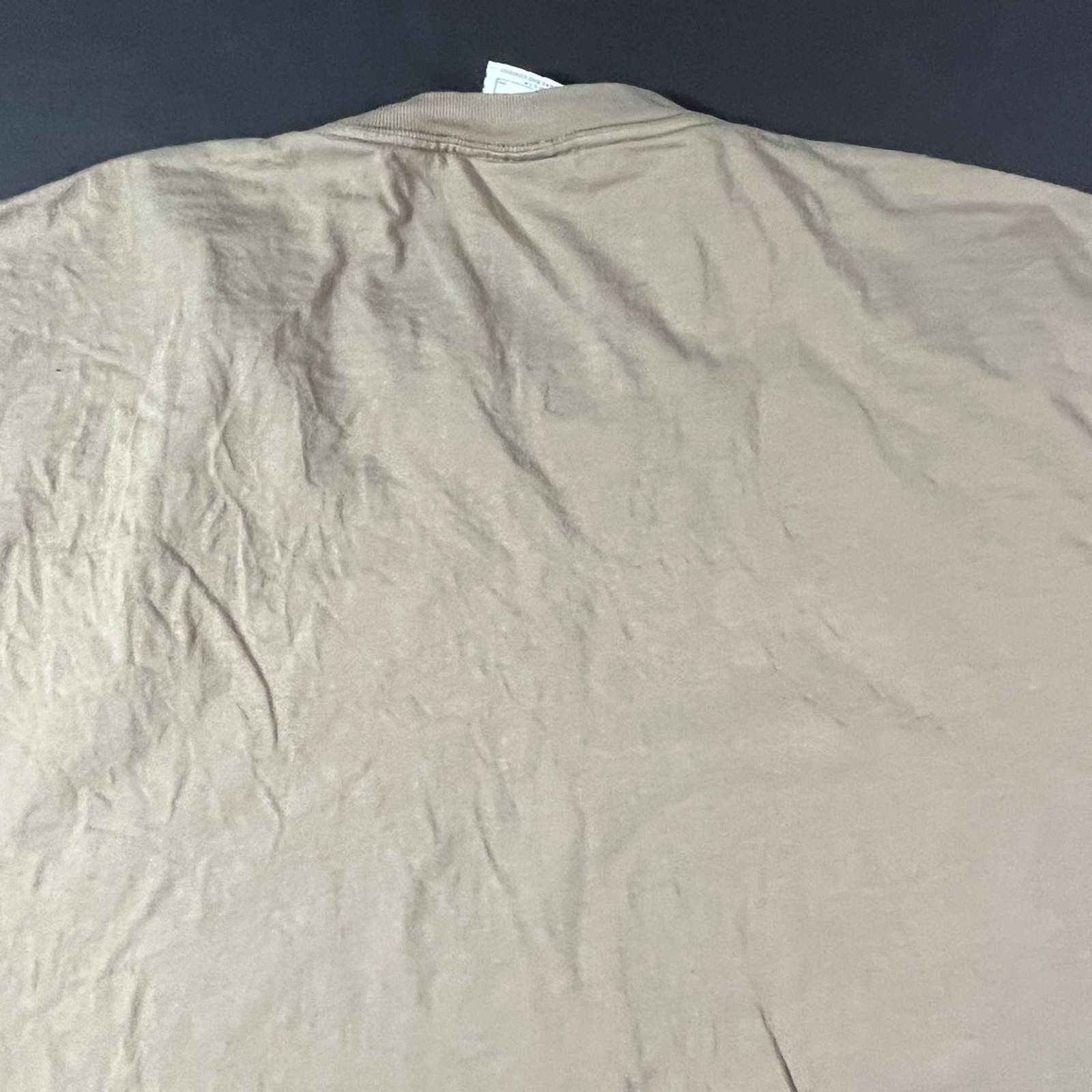 Vintage Vintage 1990’s Made In USA Lee Sport Tan Blank T-shirt XLT Size US XL / EU 56 / 4 - 8 Thumbnail