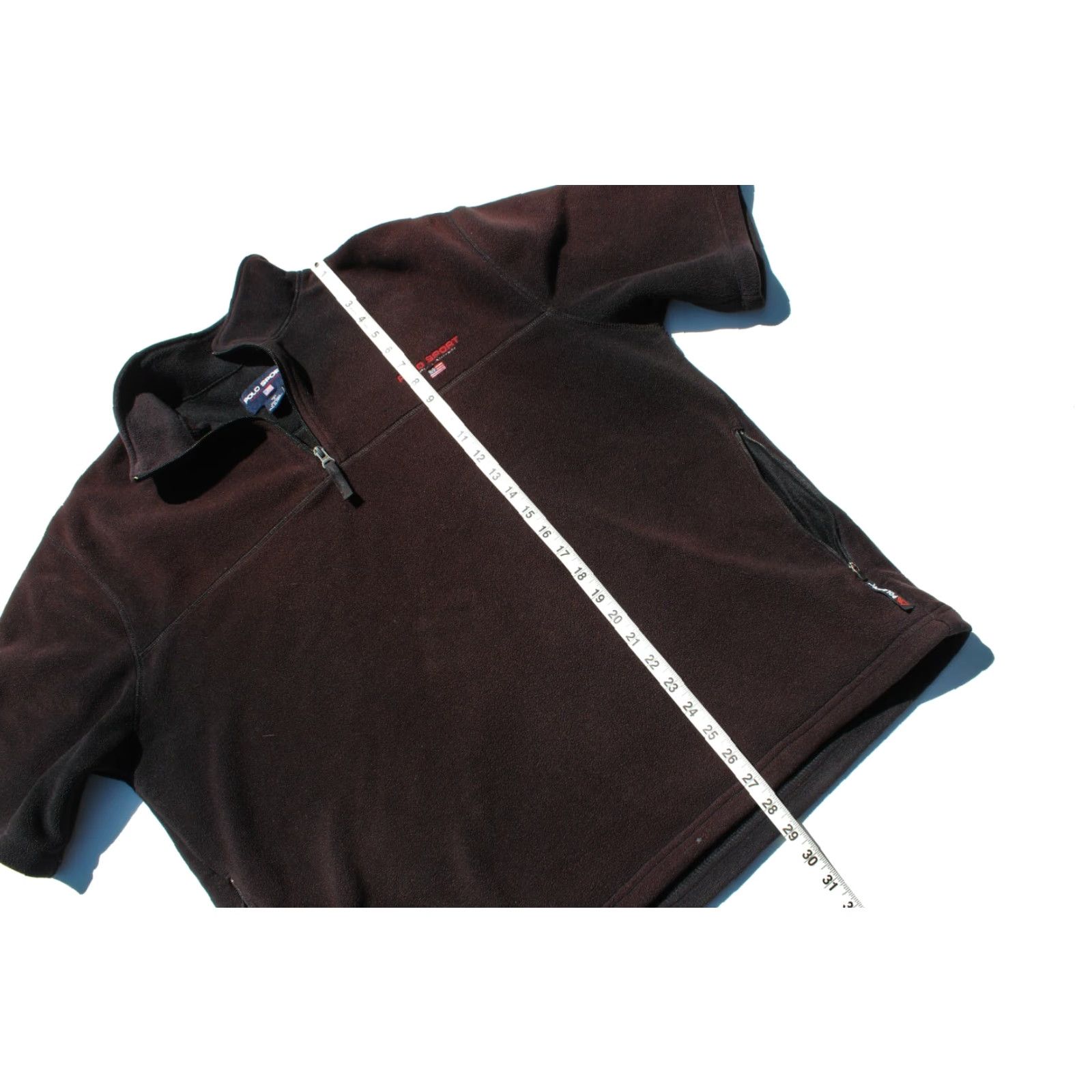 Vintage VINTAGE Polo Sport RL Polartec ¼ zip Fleece Pullover Short Sleeve Black XL Polo Sport Shirt Men XL Black 1980s Sports Sweatshirt 1/4 Zip Size US XL / EU 56 / 4 - 6 Thumbnail