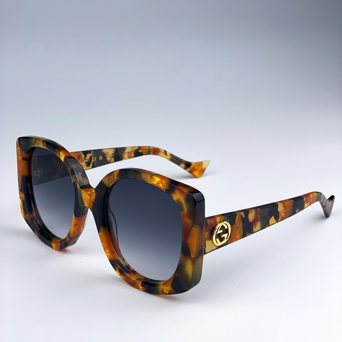 Gucci NEW Gucci GG1257S 004 Butterfly Oversized Women Sunglasses Size ONE SIZE - 5 Thumbnail