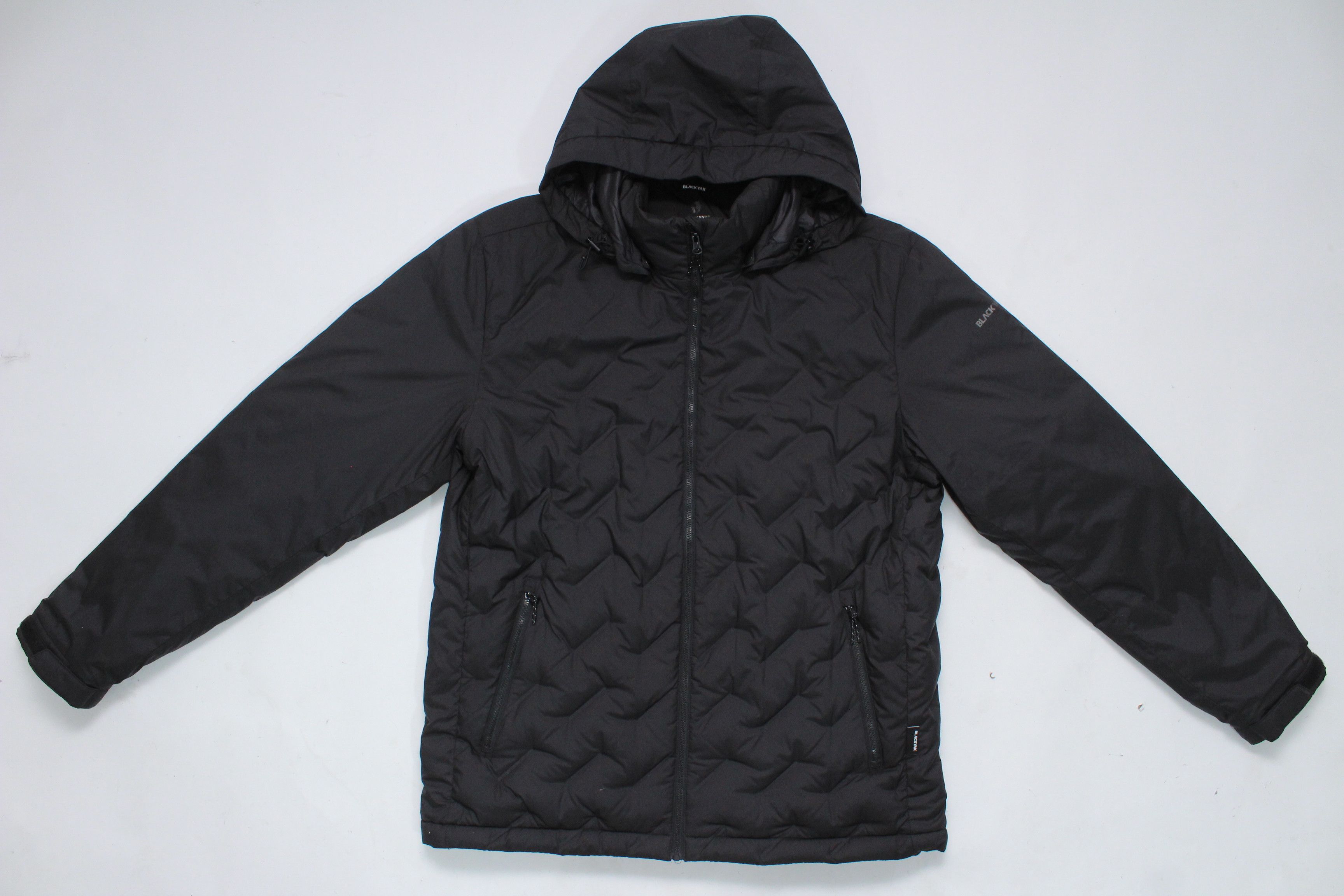 BLACKYAK Black Yak Zero Spot Wave Puffer Down Jacket Hooded Black M Size US M / EU 48-50 / 2 - 5 Thumbnail