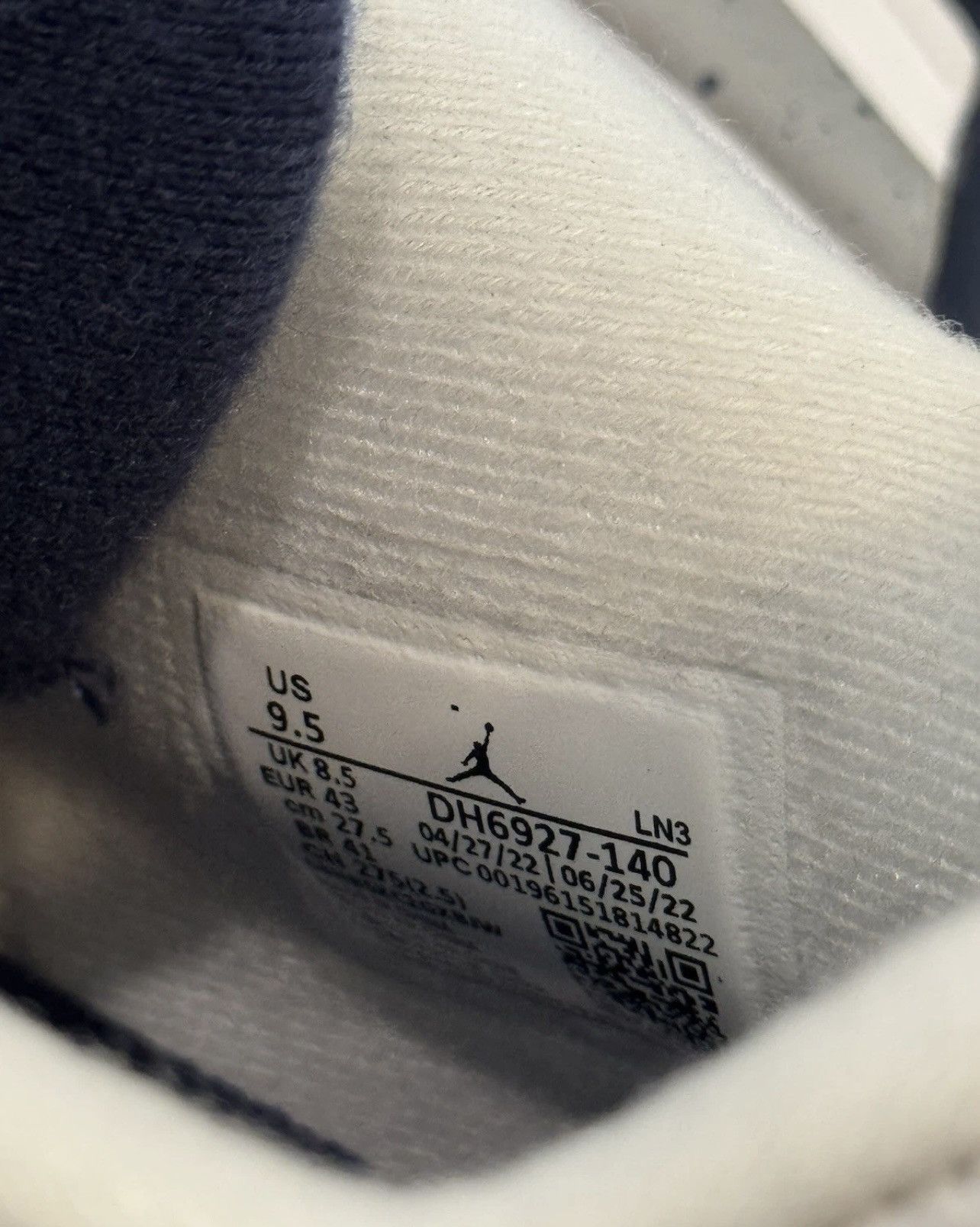 Jordan Brand Jordan 4 retro Midnight Navy Size US 9.5 / EU 42-43 - 6 Thumbnail