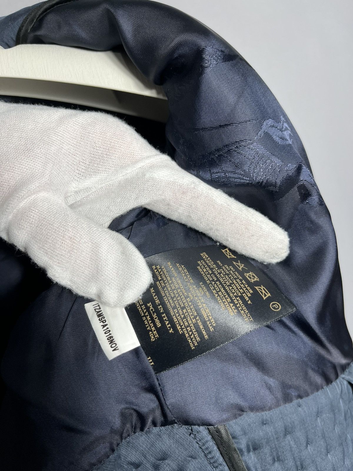 Burberry Burberry blue trench coat in wool and silk jacket button Size M / US 6-8 / IT 42-44 - 12 Thumbnail