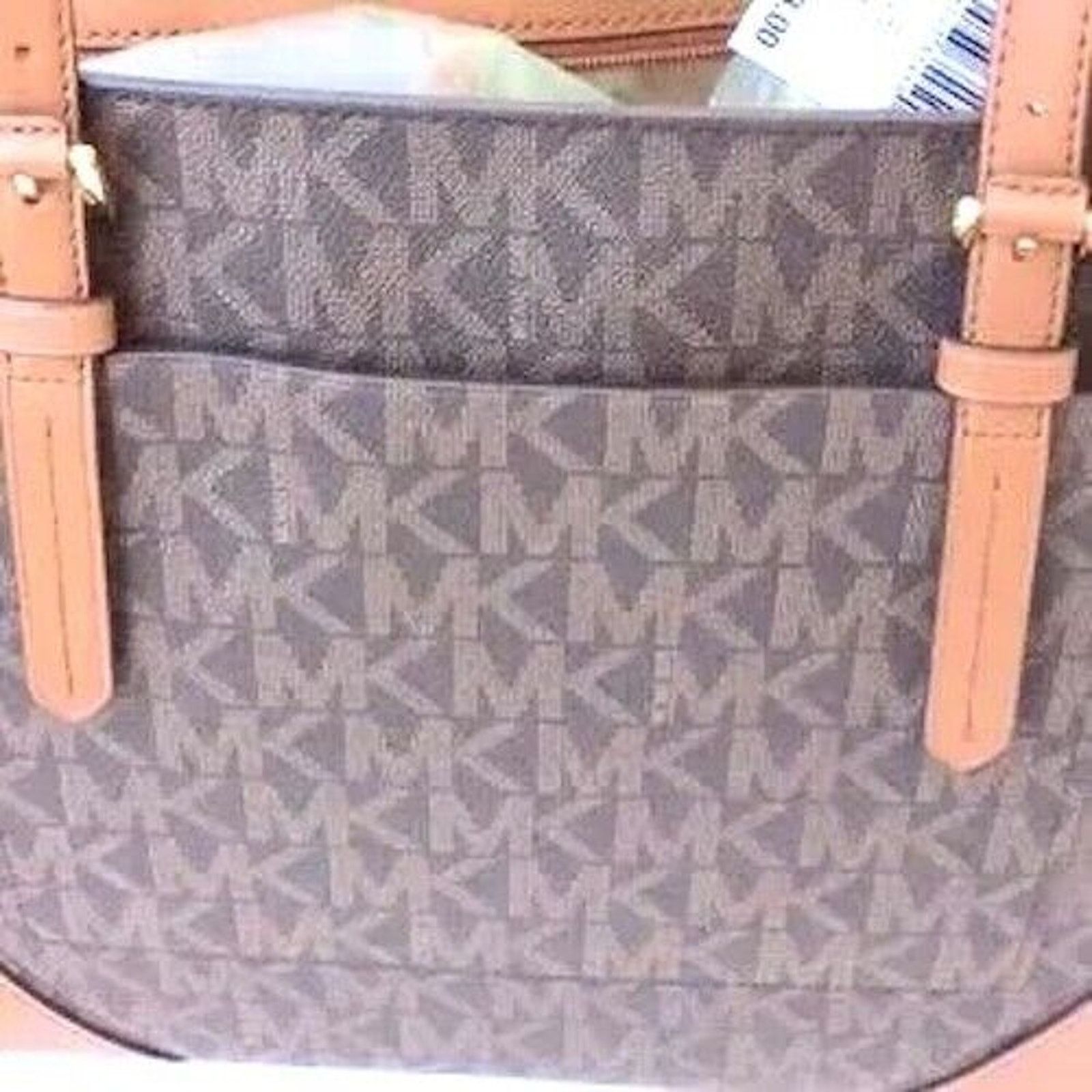 Michael Kors Michael Kors AriaTote Handbag color: BRN/Luggage NWT Size ONE SIZE - 6 Thumbnail