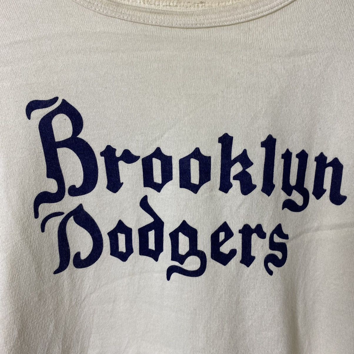 Japanese Brand × MLB Topaz x Brooklyn Dodgers MLB Raglan T Shirt Made in Japan Size US S / EU 44-46 / 1 - 2 Thumbnail