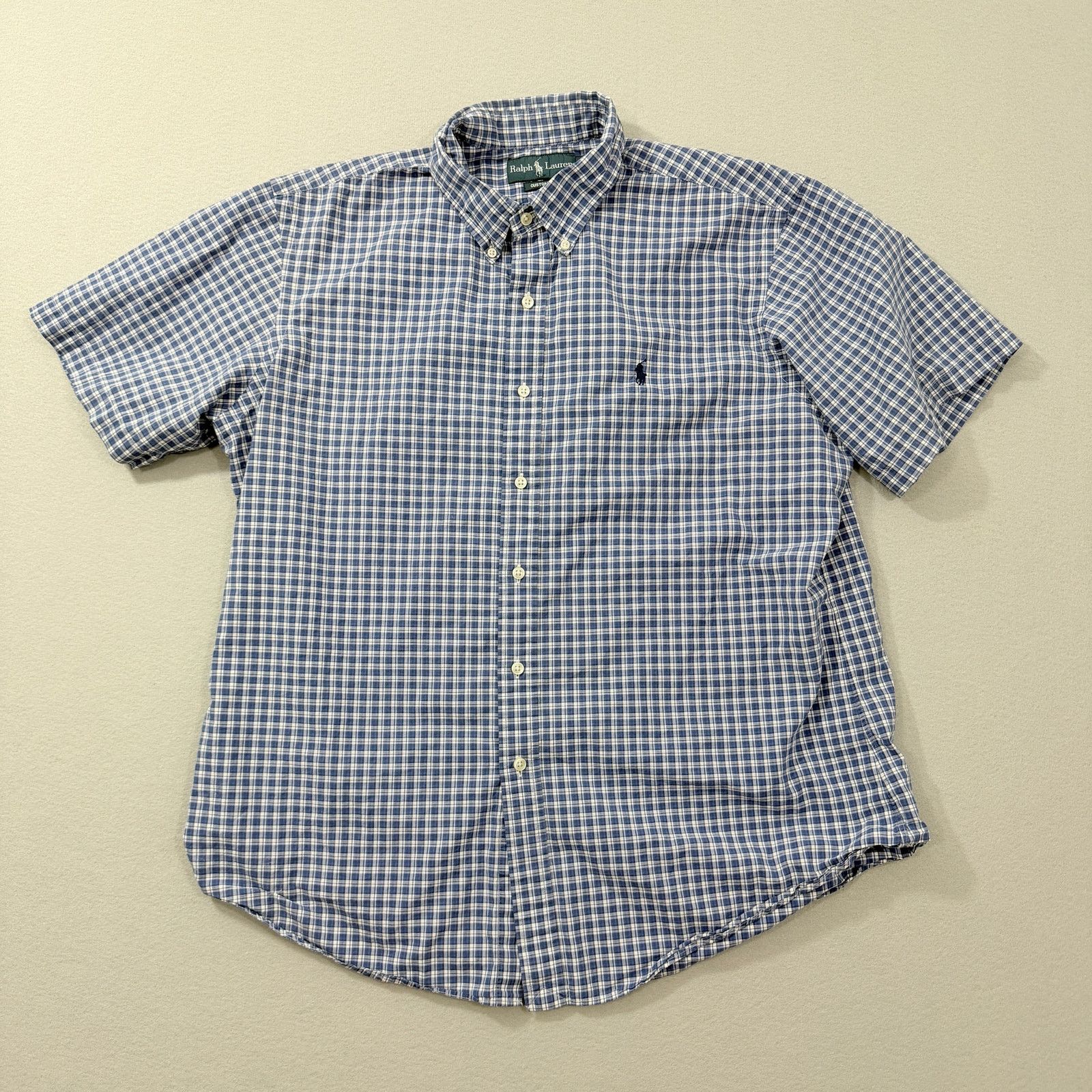 Polo Ralph Lauren Polo Ralph Lauren Custom Fit Short Sleeve Button Shirt XL Size US XL / EU 56 / 4 - 1 Thumbnail