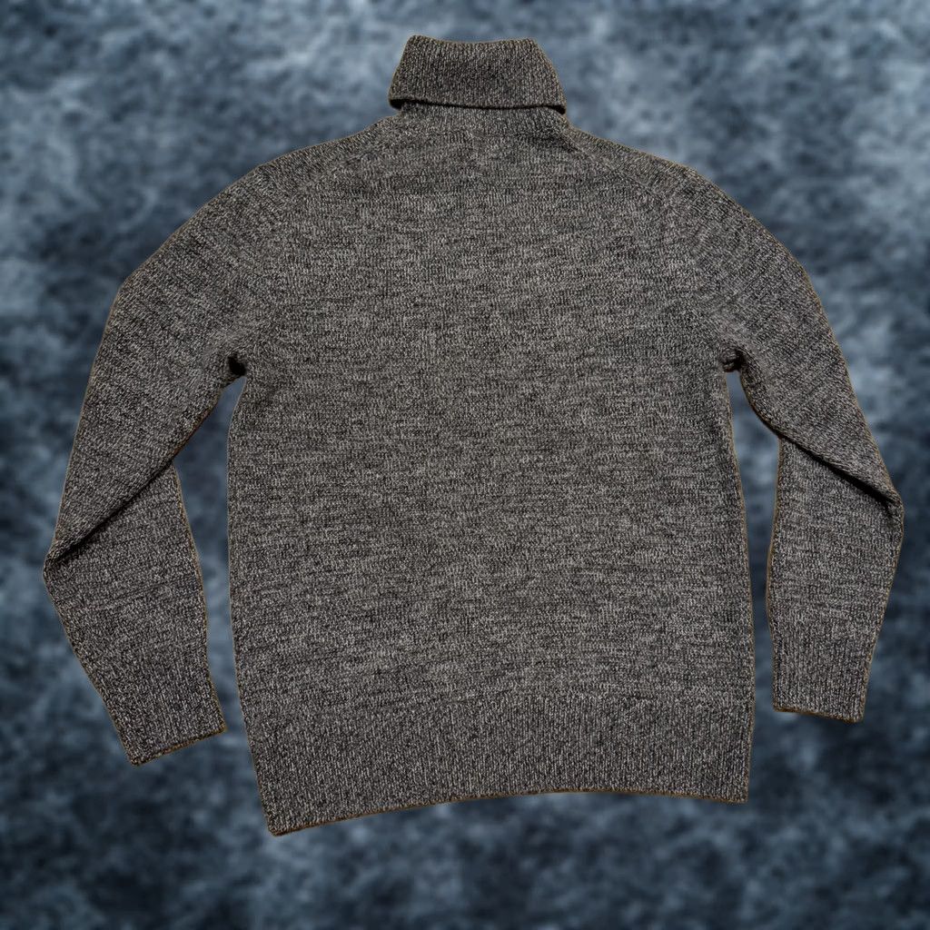 Vintage Naked Cashmere Turtleneck Sweater Men’s M Pullover Gray Melange N20945 Size US M / EU 48-50 / 2 - 1 Thumbnail