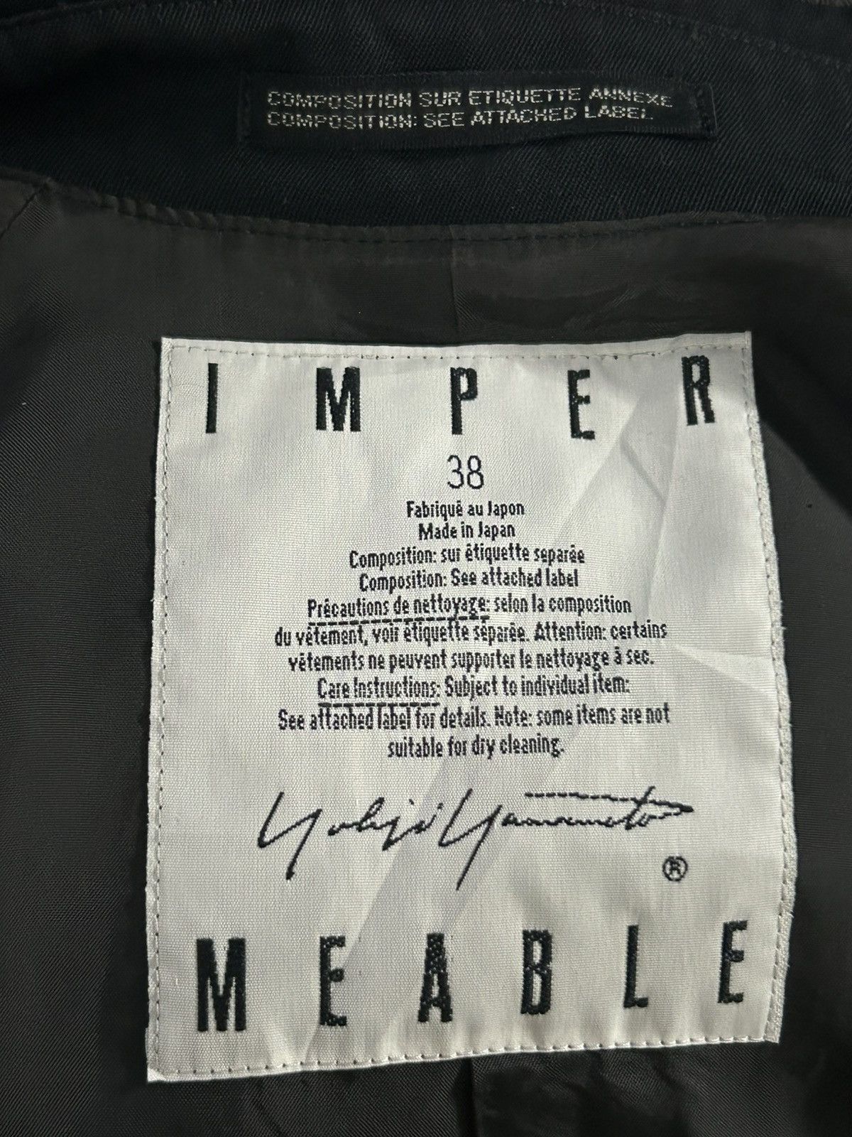 Signatures × Vintage × Yohji Yamamoto 🔥🔥🔥🔥🔥 YOHJI YAMAMOTO IMPERMEABLE NEW WOOL LONG COAT Size US M / EU 48-50 / 2 - 10 Thumbnail