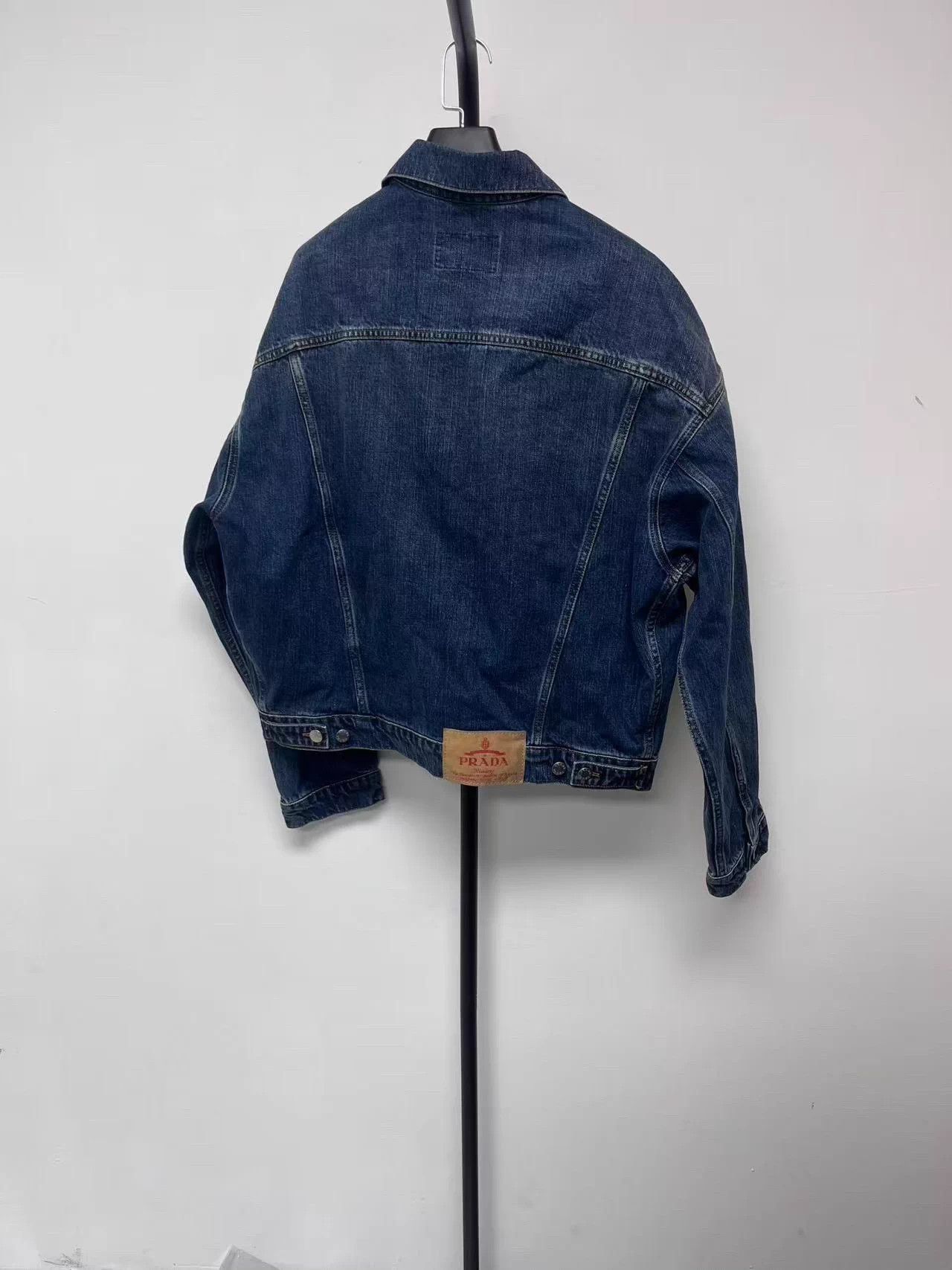 Prada PRADA new distressed denim jacket men's blue S Size US S / EU 44-46 / 1 - 2 Thumbnail