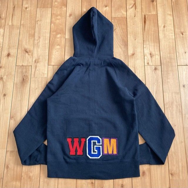 Bape BAPE EMBROIDERY Shark Full Zip Hoodie Navy a bathing ape Size US M / EU 48-50 / 2 - 3 Thumbnail