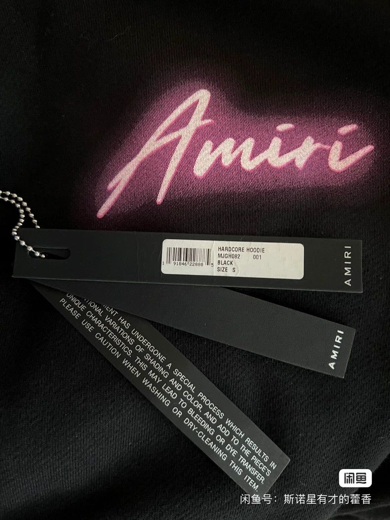 Amiri Amiri neon logo sweatshirt Size US S / EU 44-46 / 1 - 6 Thumbnail