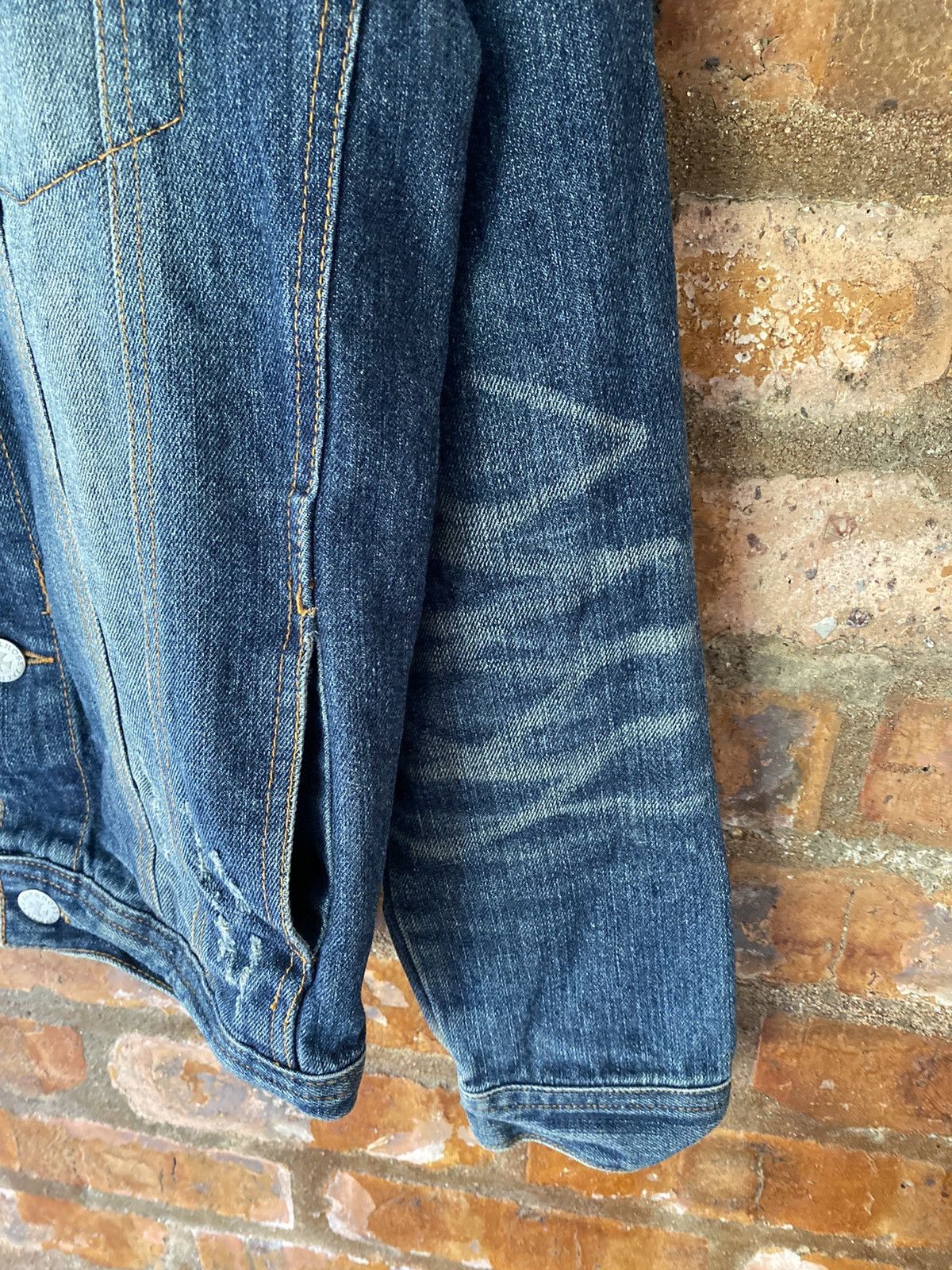 JACKROSE 🔥1990s Jackrose Distressed Cross Detailing button jacket Size US M / EU 48-50 / 2 - 5 Thumbnail