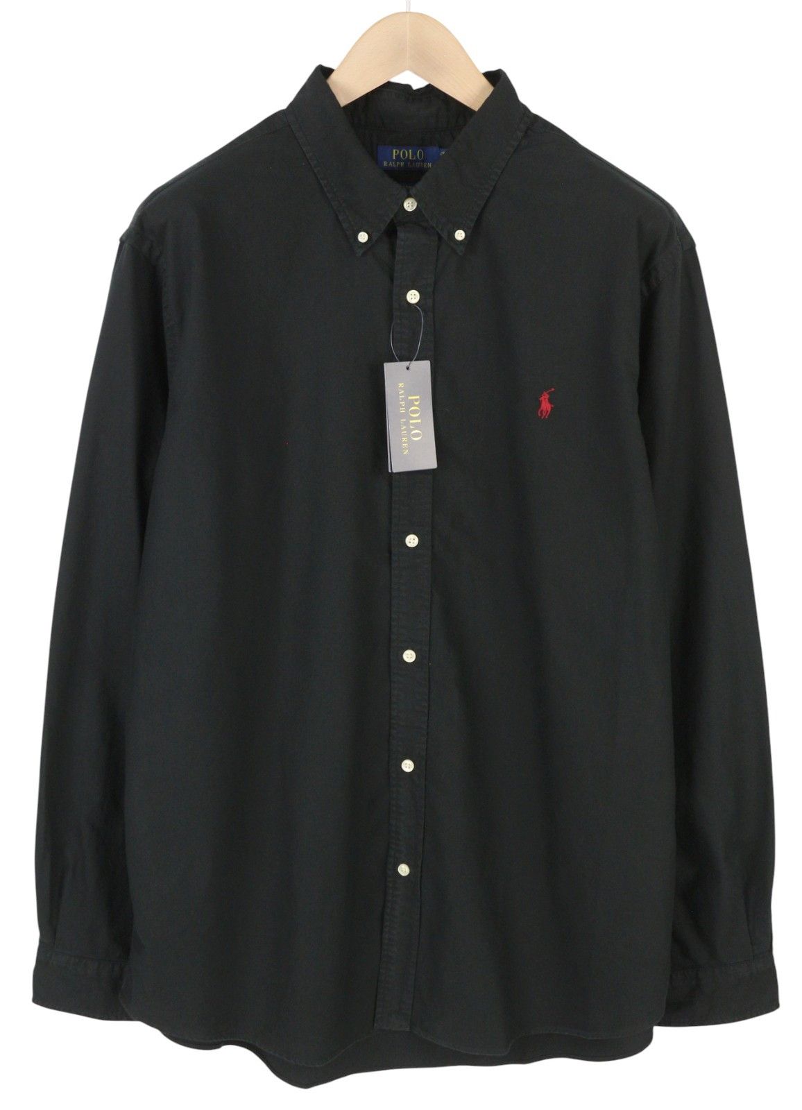 Ralph Lauren CORE REPLEN 2XL Black Button-Down Neck Custom Fit 87037 Size US XXL / EU 58 / 5 - 1 Thumbnail