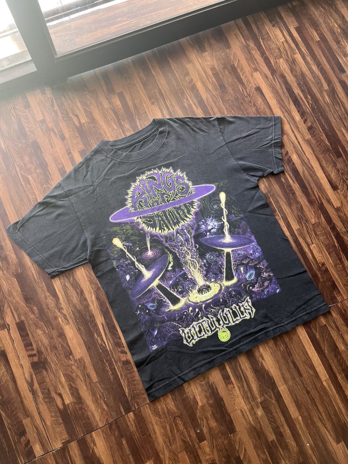 Vintage Heavy Metal RINGS OF SATURN Rock Band Space Slam T-Shirt Size US M / EU 48-50 / 2 - 1 Thumbnail