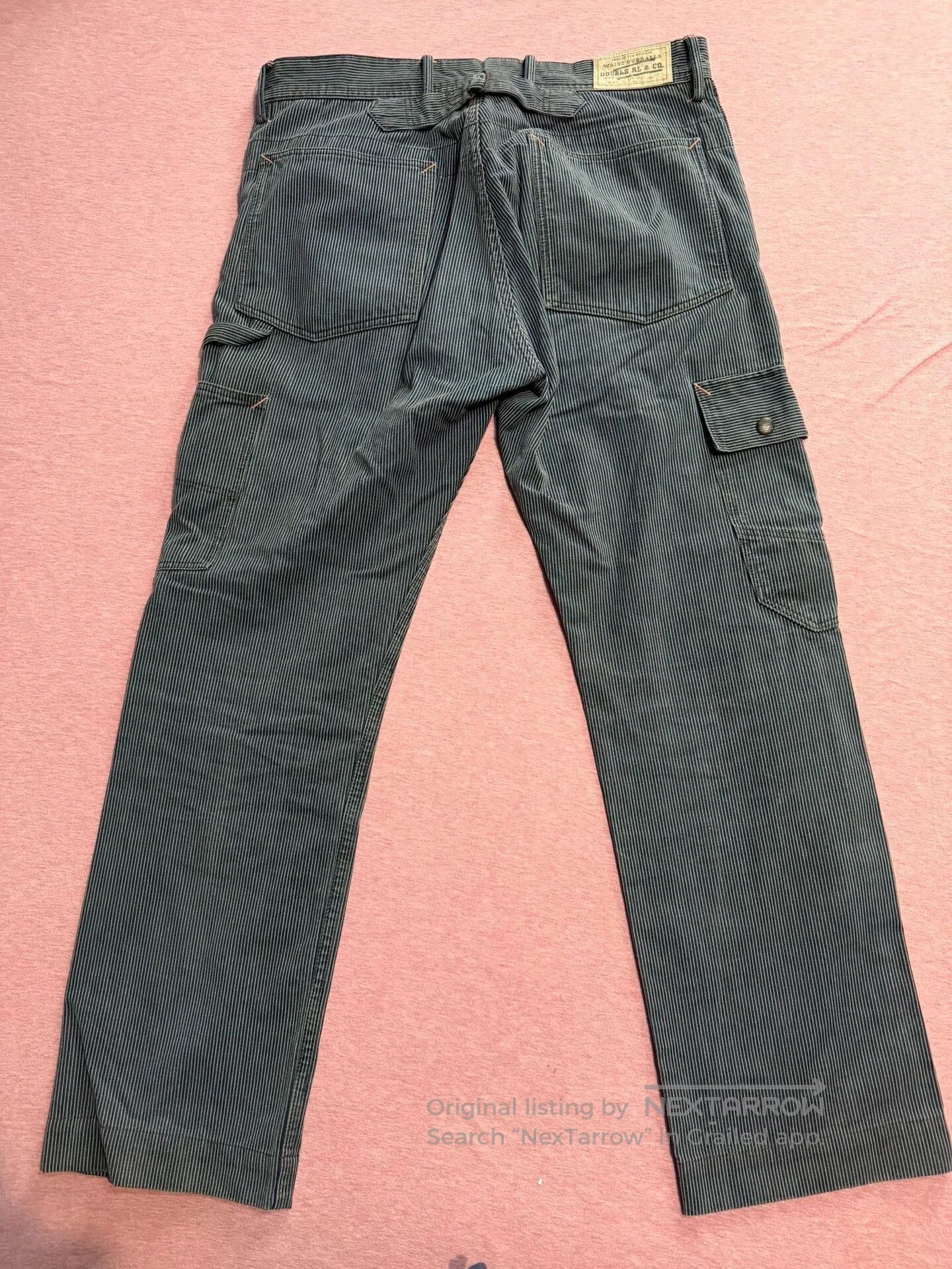 RRL Ralph Lauren RRL Early Striped Logger Pants. Size US 30 / EU 46 - 2 Thumbnail