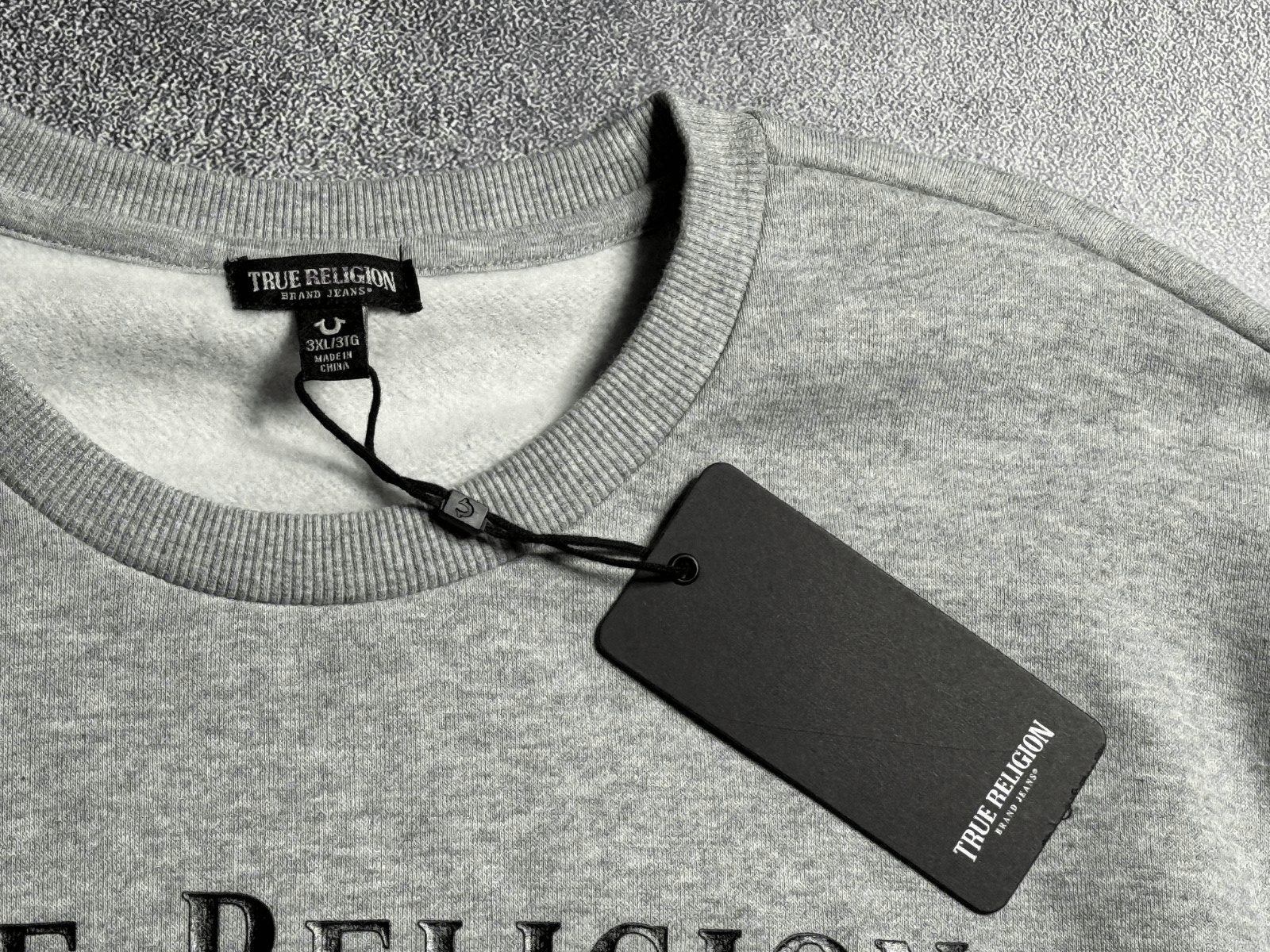 True Religion True Religion Buddha Sweatshirt Mens Grey 3XL Size US XXL / EU 58 / 5 - 3 Thumbnail