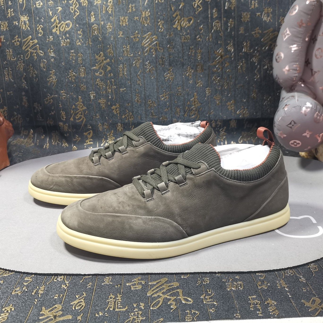 Loro Piana Loro Piana Suede Low-Top Sneakers Size 44 Size US 11 / EU 44 - 1 Thumbnail